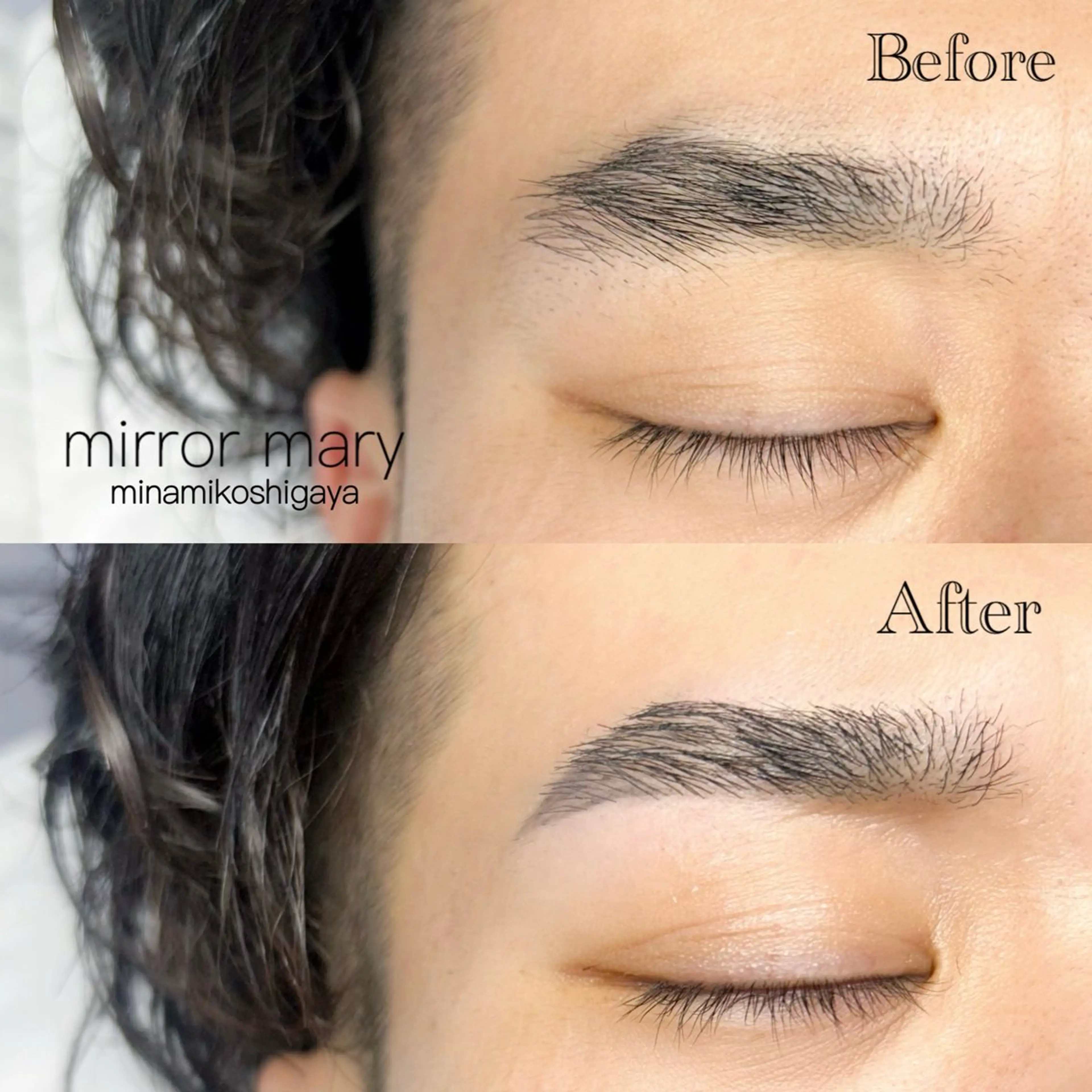 アイブロウ ワックス脱毛 眉カット mirror mary所属・mirror mary南越谷の眉毛・アイブロウイメージ