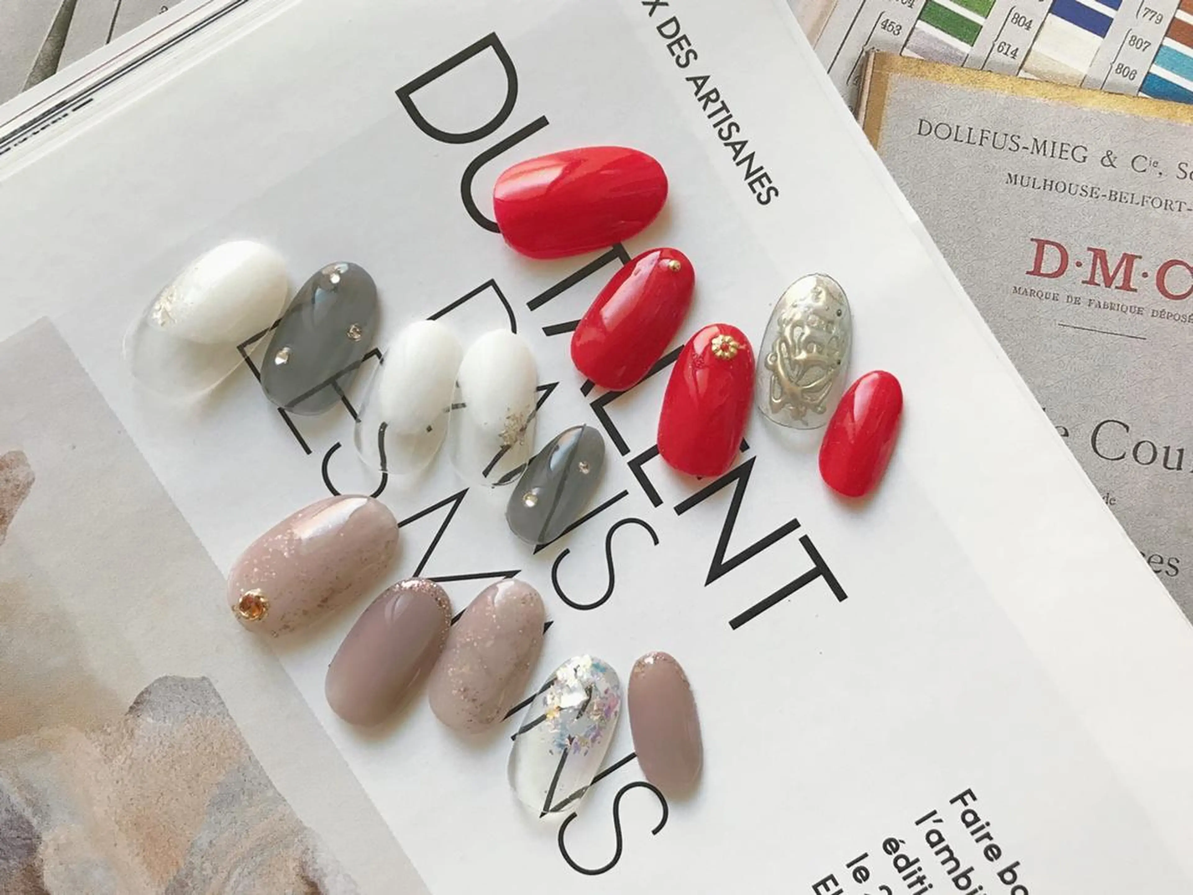 ミディアム アプレラプリュイ CIAL鶴見店 高野のネイルデザイン