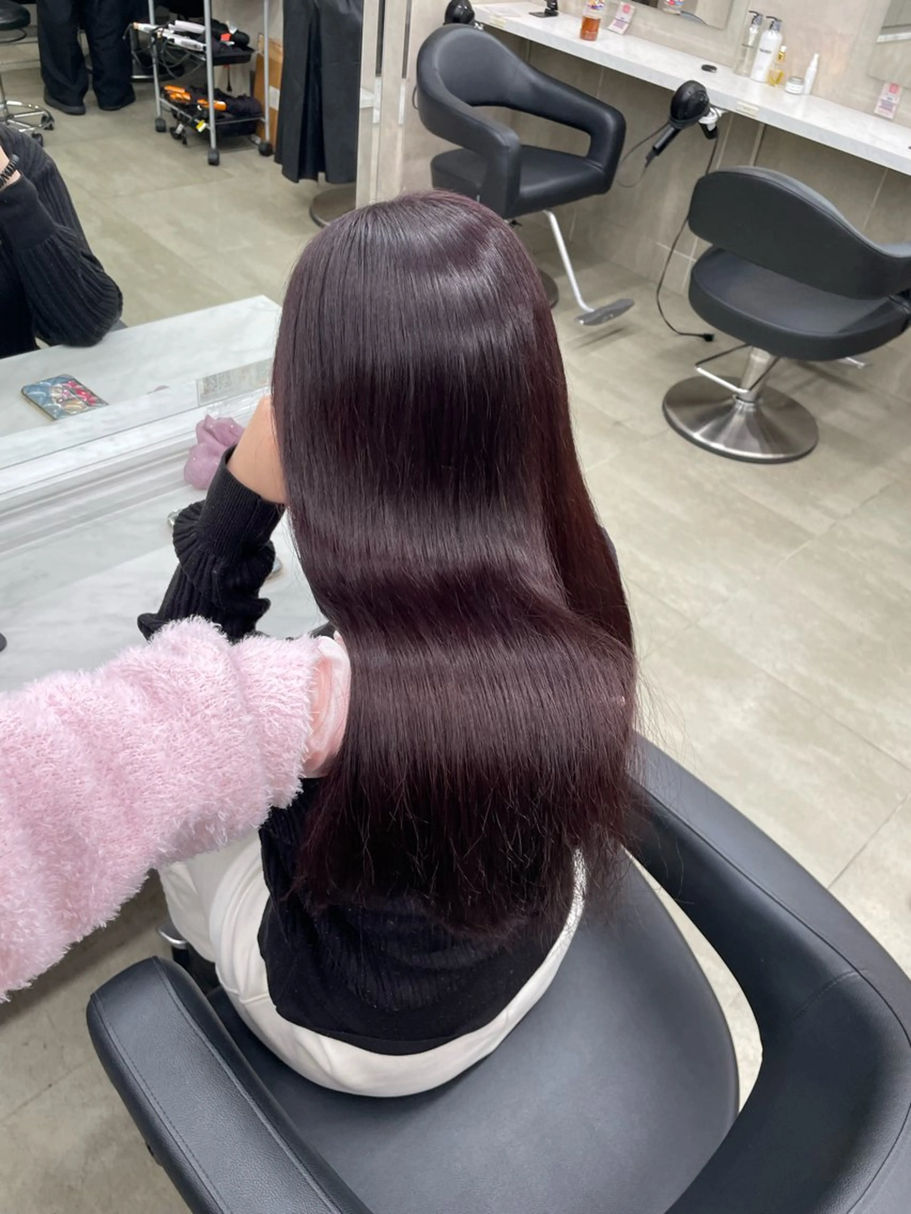 ロング カラー ヘアアレンジ ヘアカラー トリートメント ヘアセット 💗横浜美容室 💗HARUNAのヘアスタイル