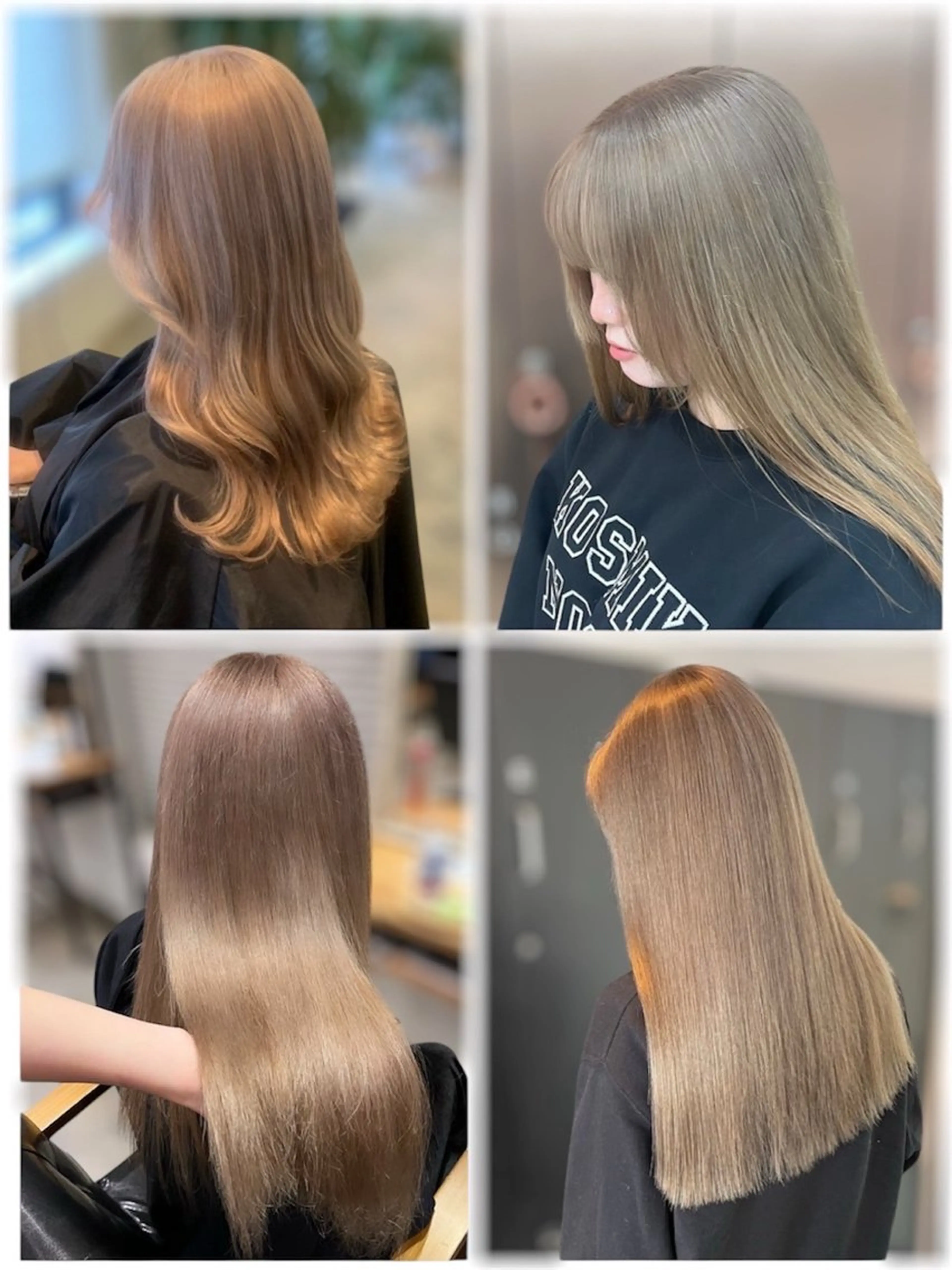 🎀2ブリーチ🎀ミルクティや明るめ寒色カラーete...の写真