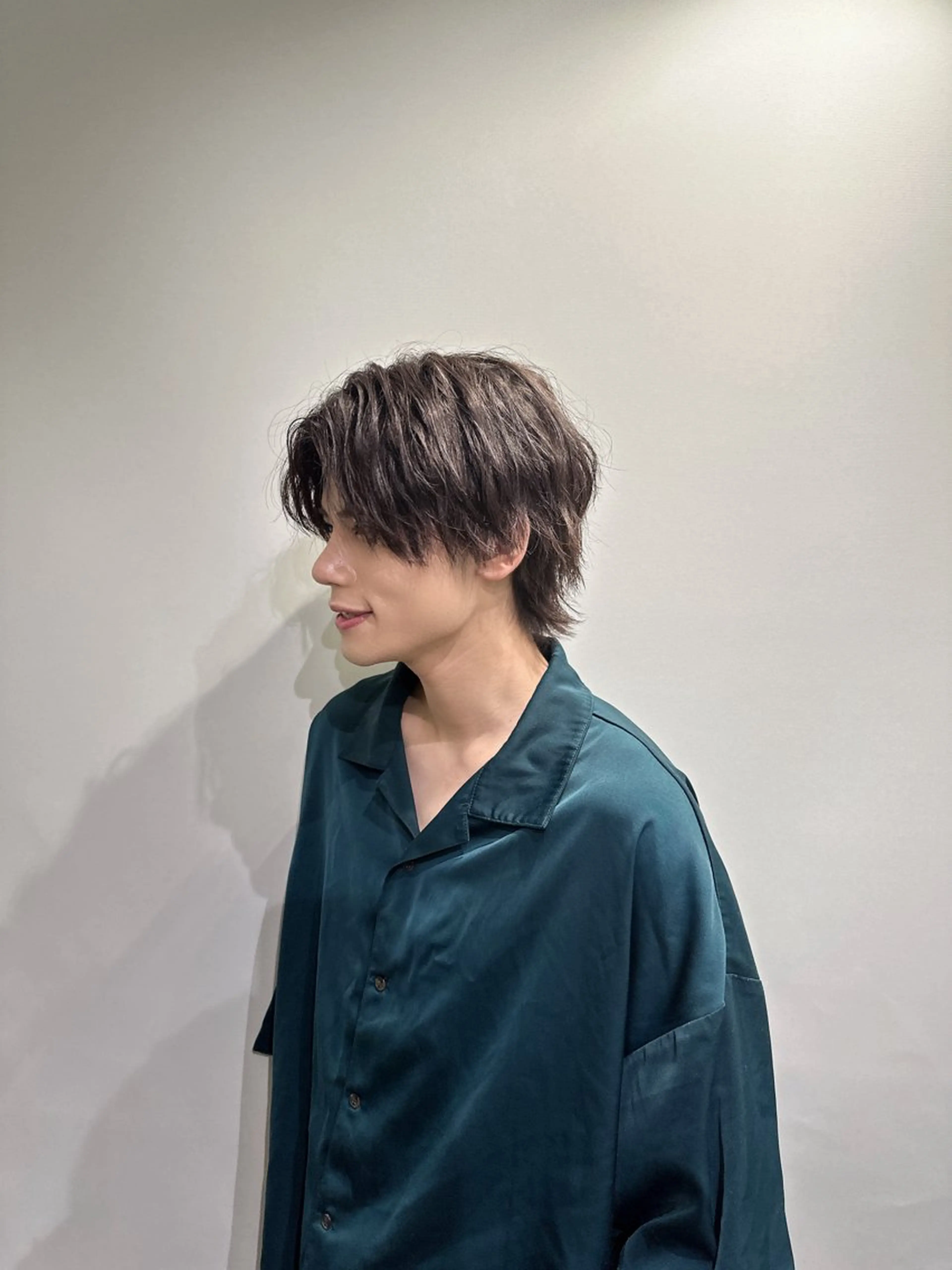 ショート パーマ ヘアアレンジ メンズ ウルフカット指名 No. 1橘しゅうとのヘアスタイル