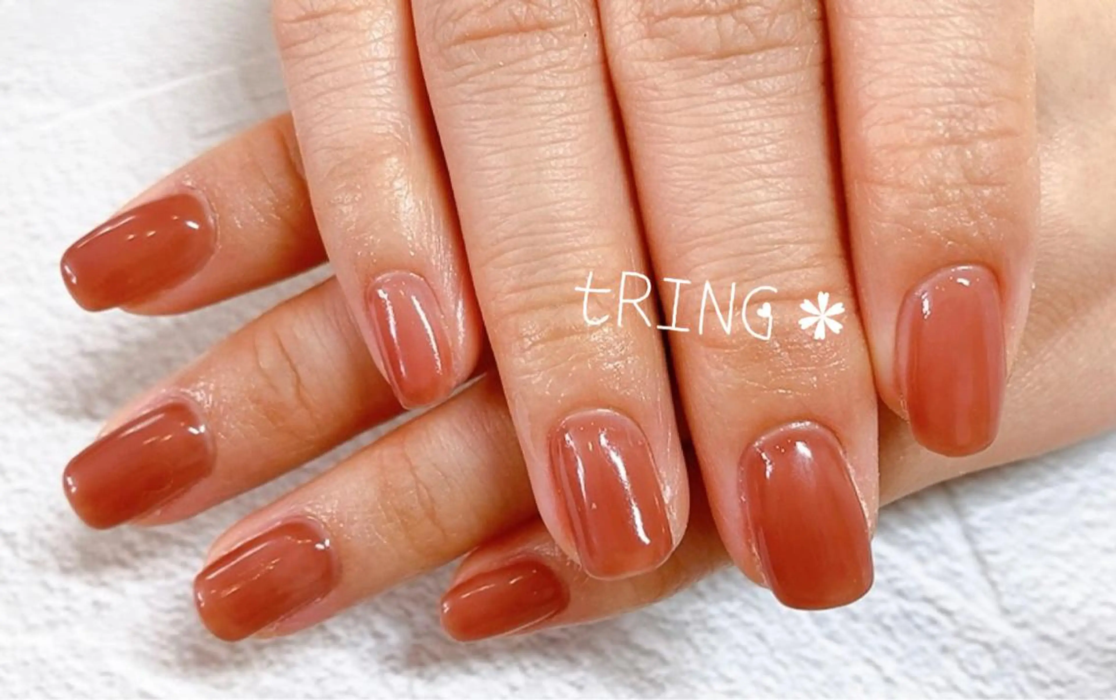 ネイル ハンドネイル tRING＊ しいの木台のネイルデザイン