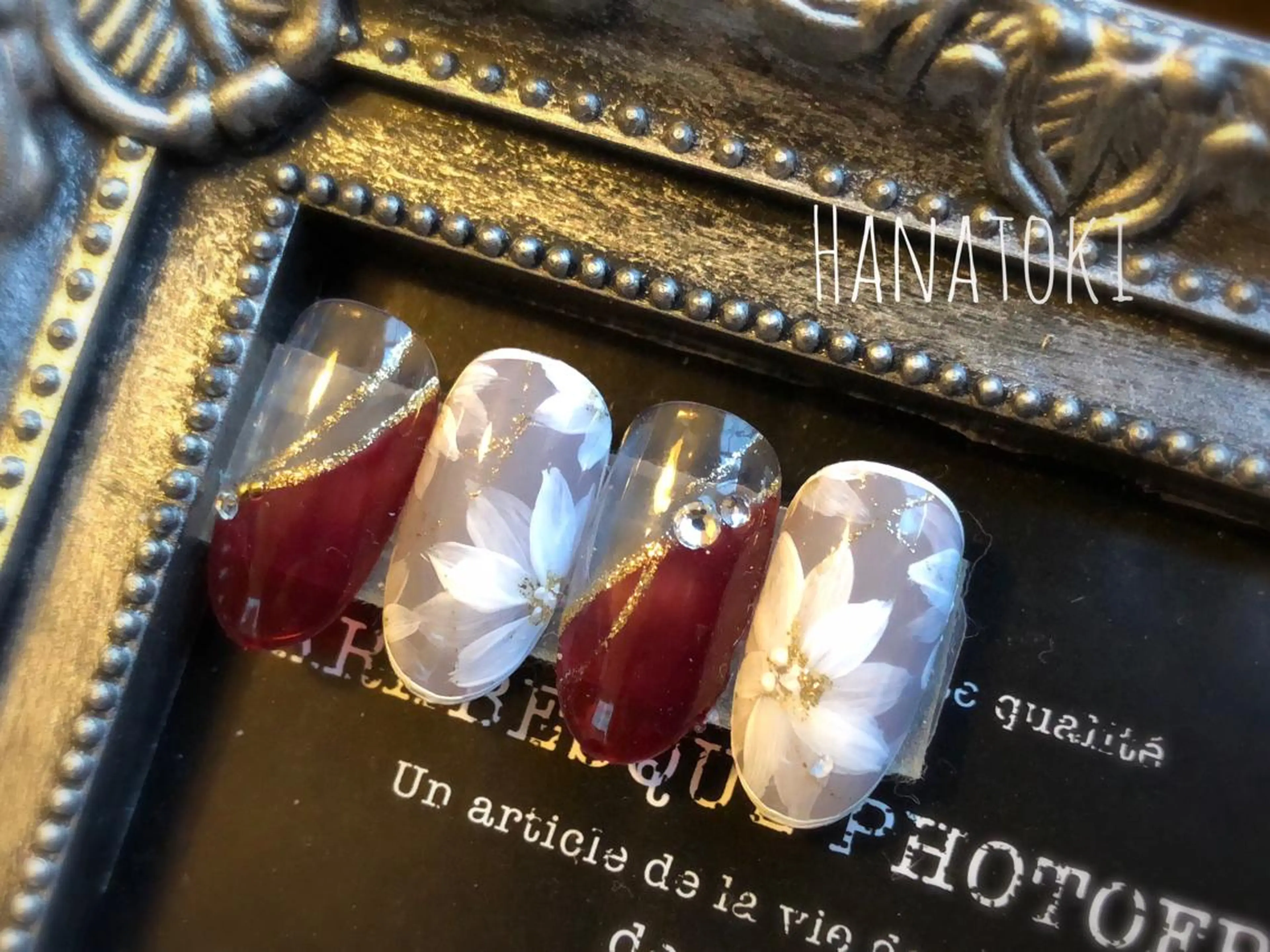 ネイル アートネイル フラワーネイル Hanatoki所属・菅原 千明のネイルデザイン