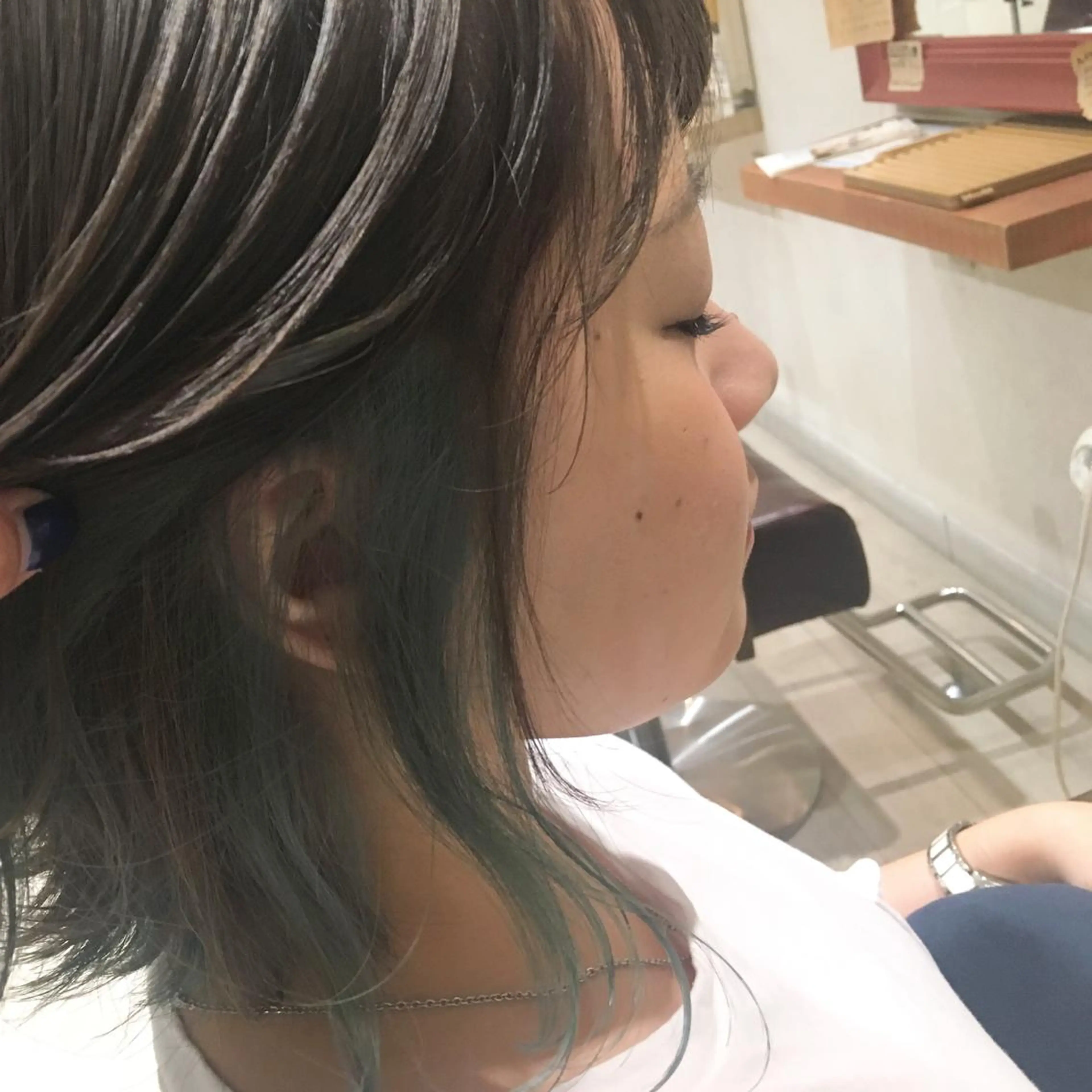 ミディアム カラー nakahara madokaのヘアスタイル