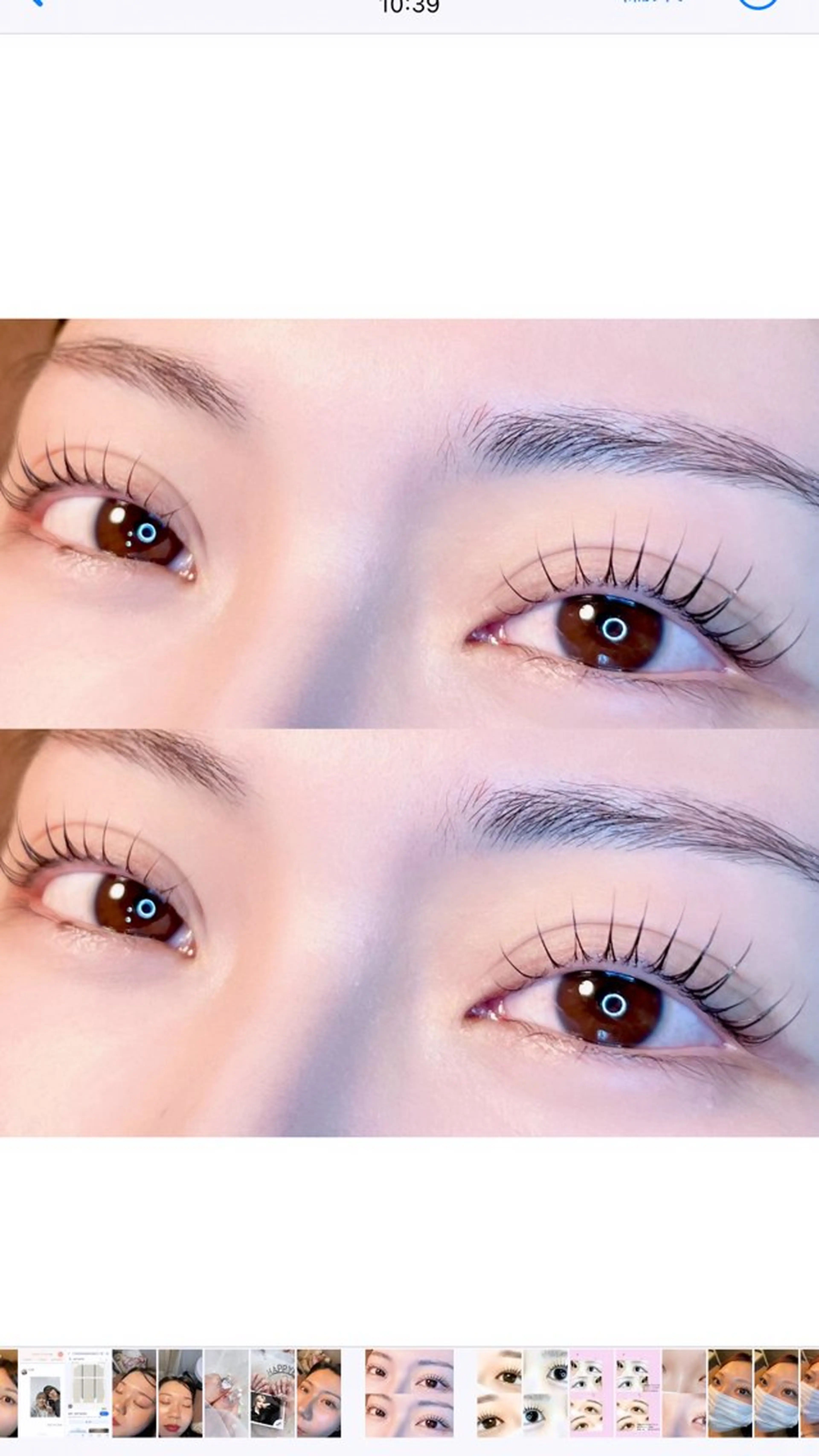 マツエク・マツパ バインドロック フラットラッシュ パリジェンヌラッシュリフト まつげパーマ 下まつげエクステ マツパ fein. mizuki🌙のマツエク・マツパデザイン