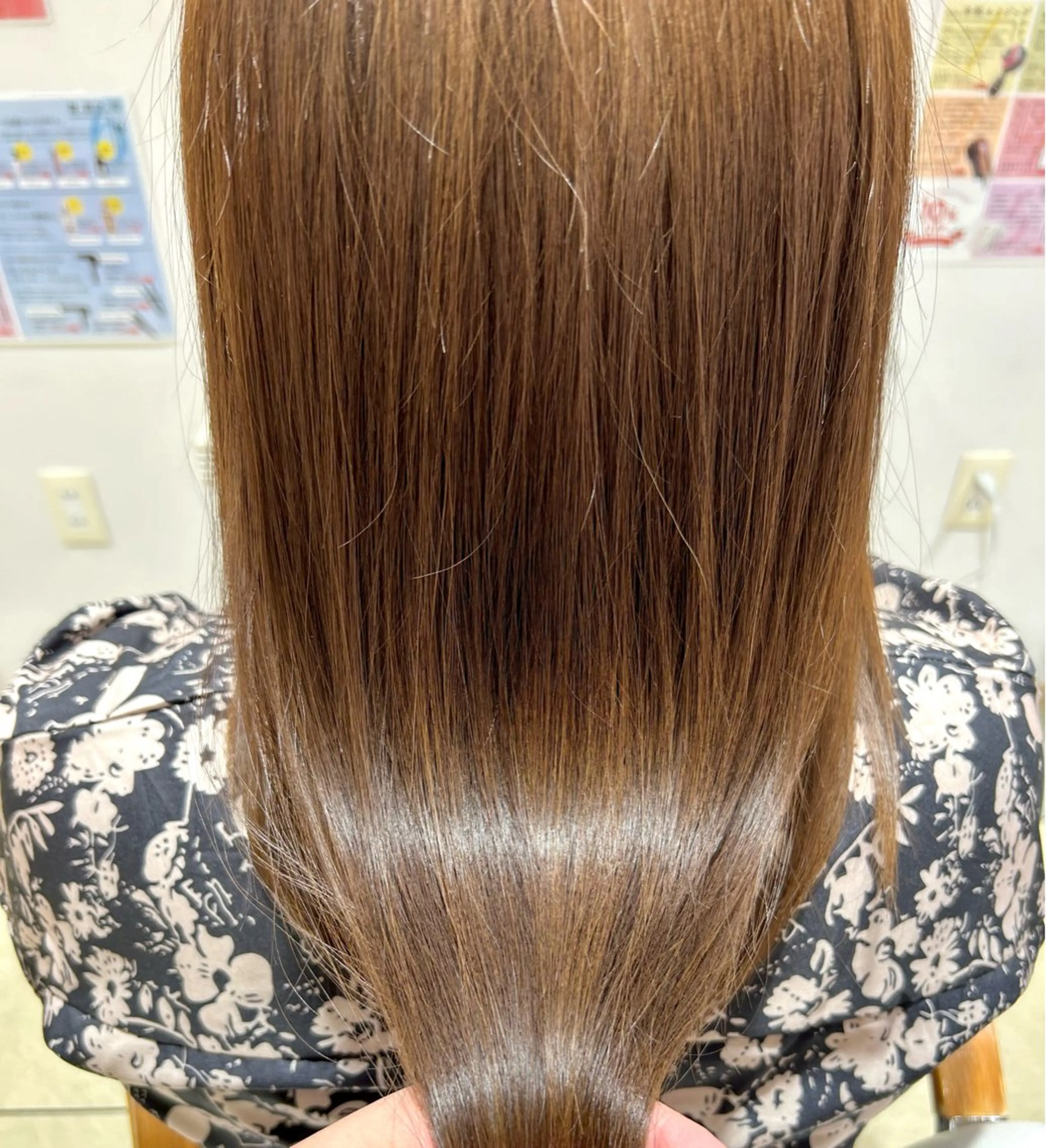 ロング カラー カット 縮毛矯正 トリートメント 🩷愛咲🩷レイヤー /透明感カラーのヘアスタイル