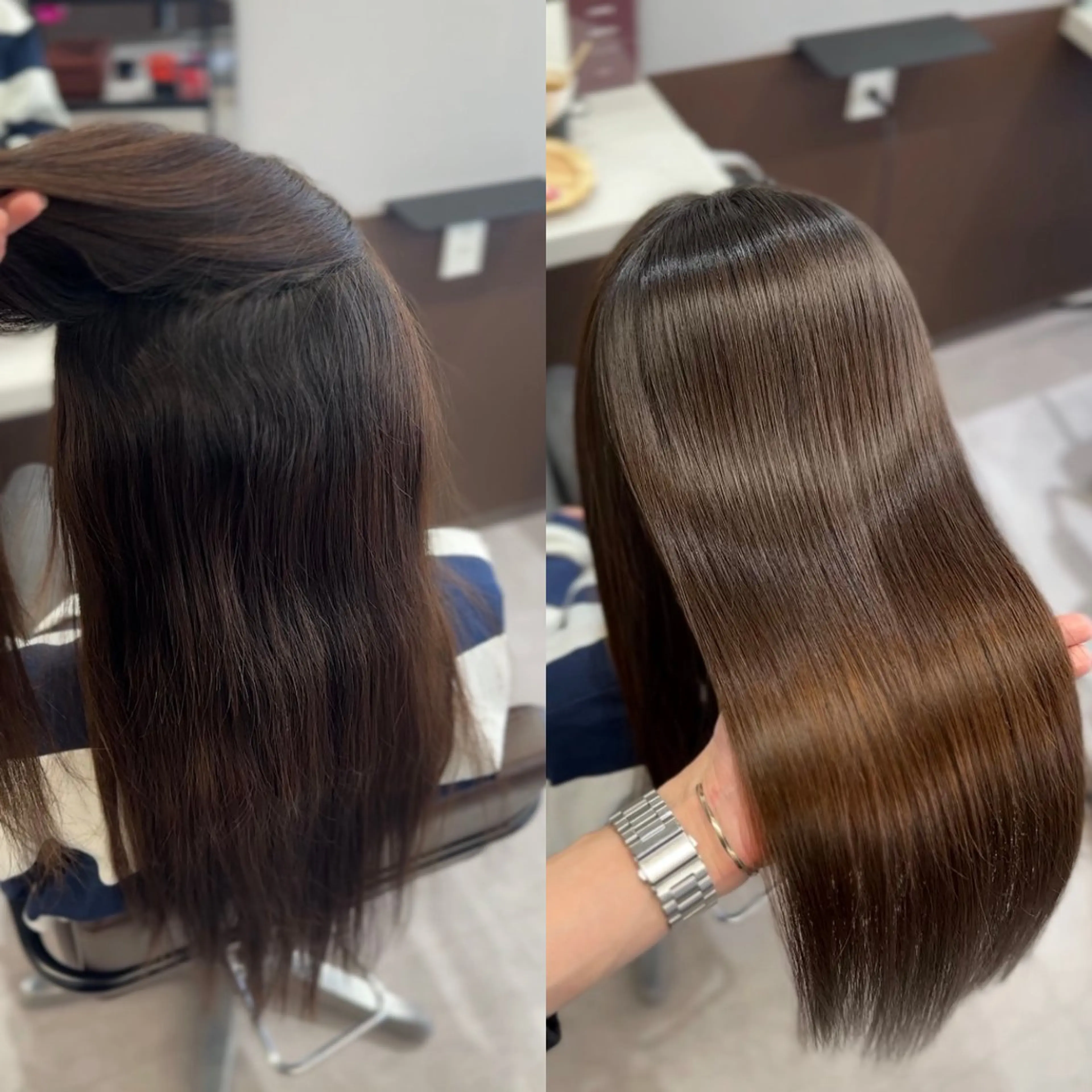 ロング カット ヘアカラー トリートメント 💎艶髪💎縮毛矯正 /髪質改善/ひかるのヘアスタイル