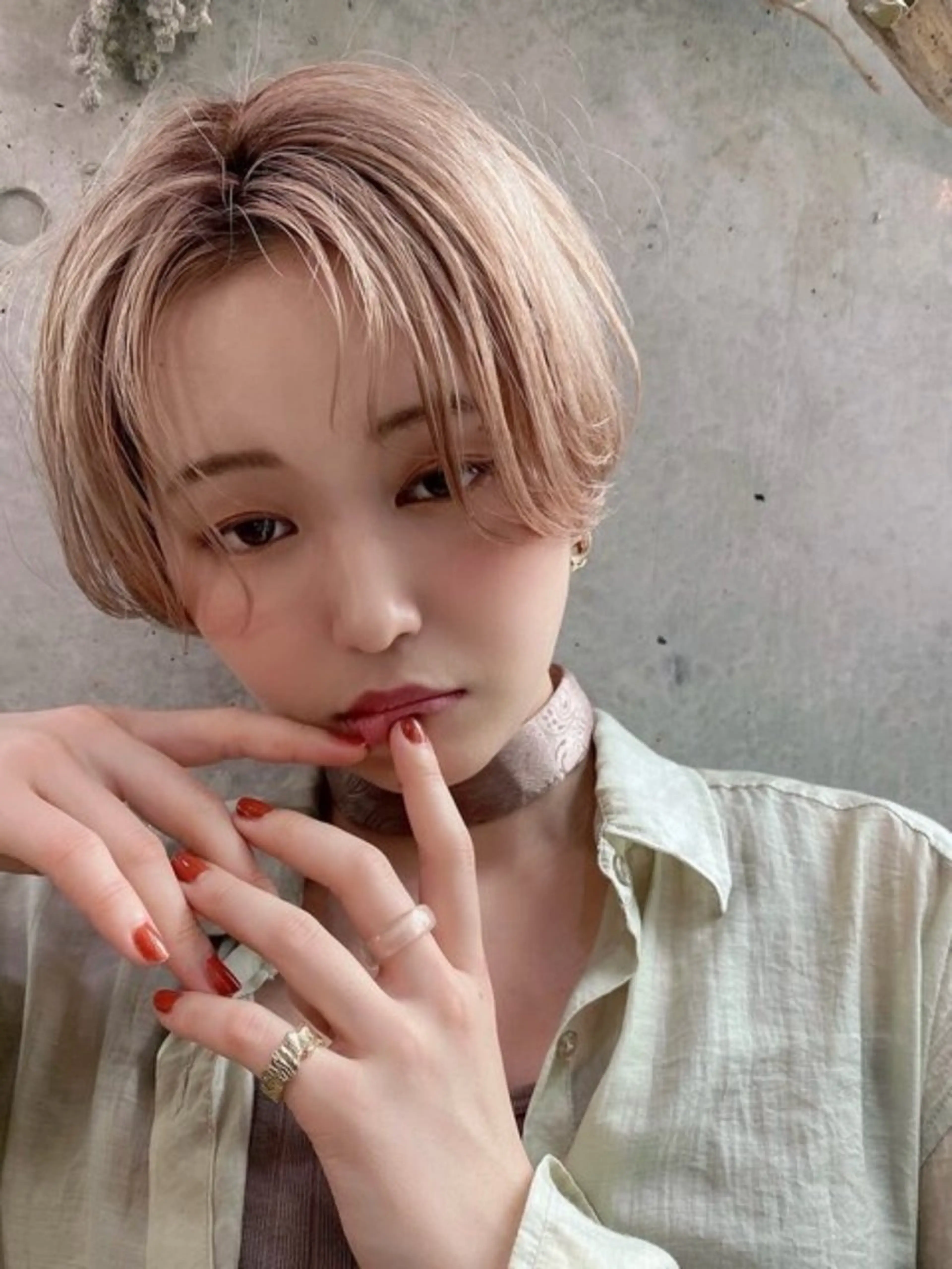 ショート L’me  TOKYO by youres所属・《柔らかhair𓍯 》副店長 木村美姫のヘアスタイル