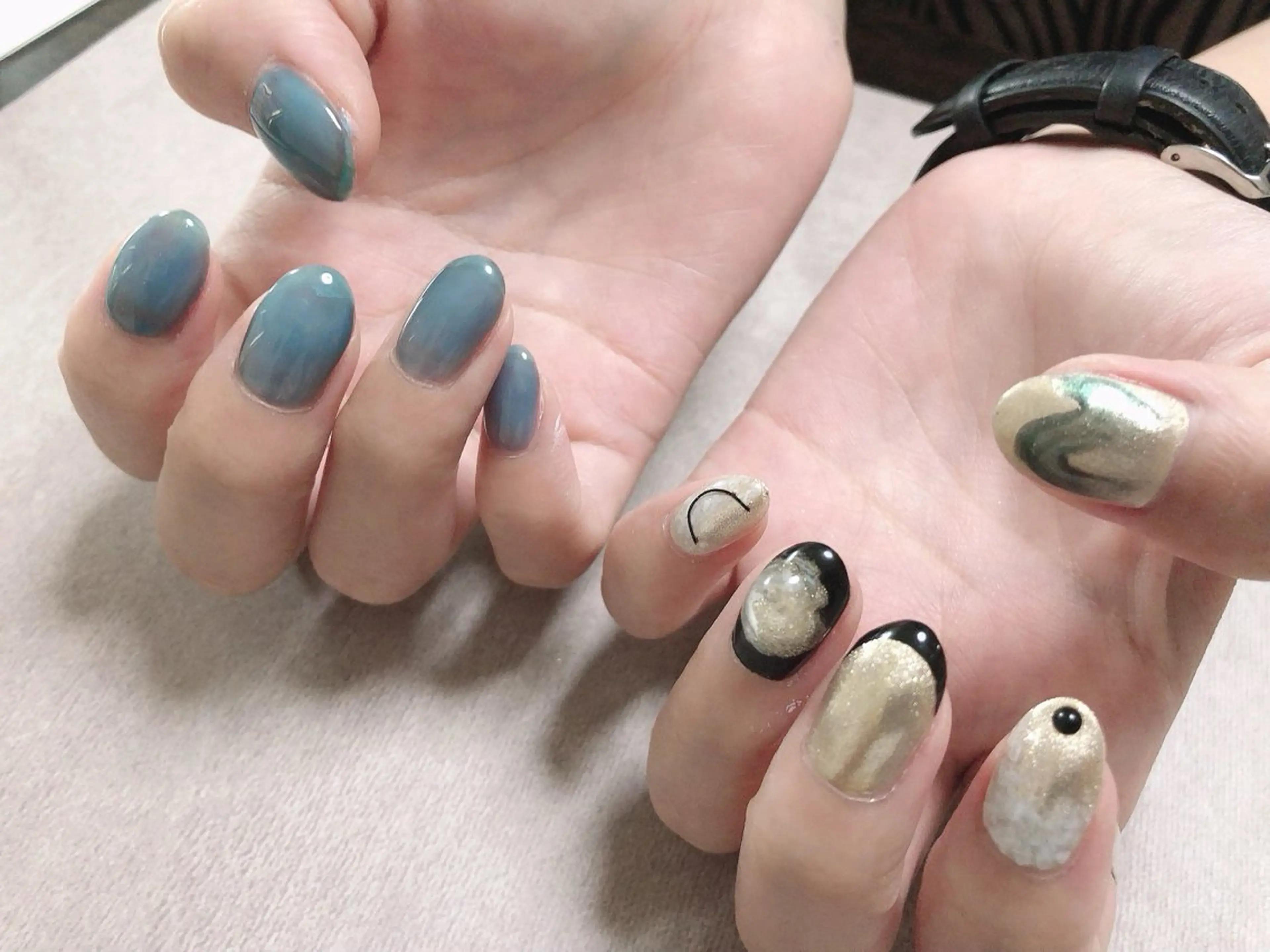 ネイル アートネイル ニュアンスネイル ハンドネイル mano nella mano所属・mano nella manoのネイルデザイン