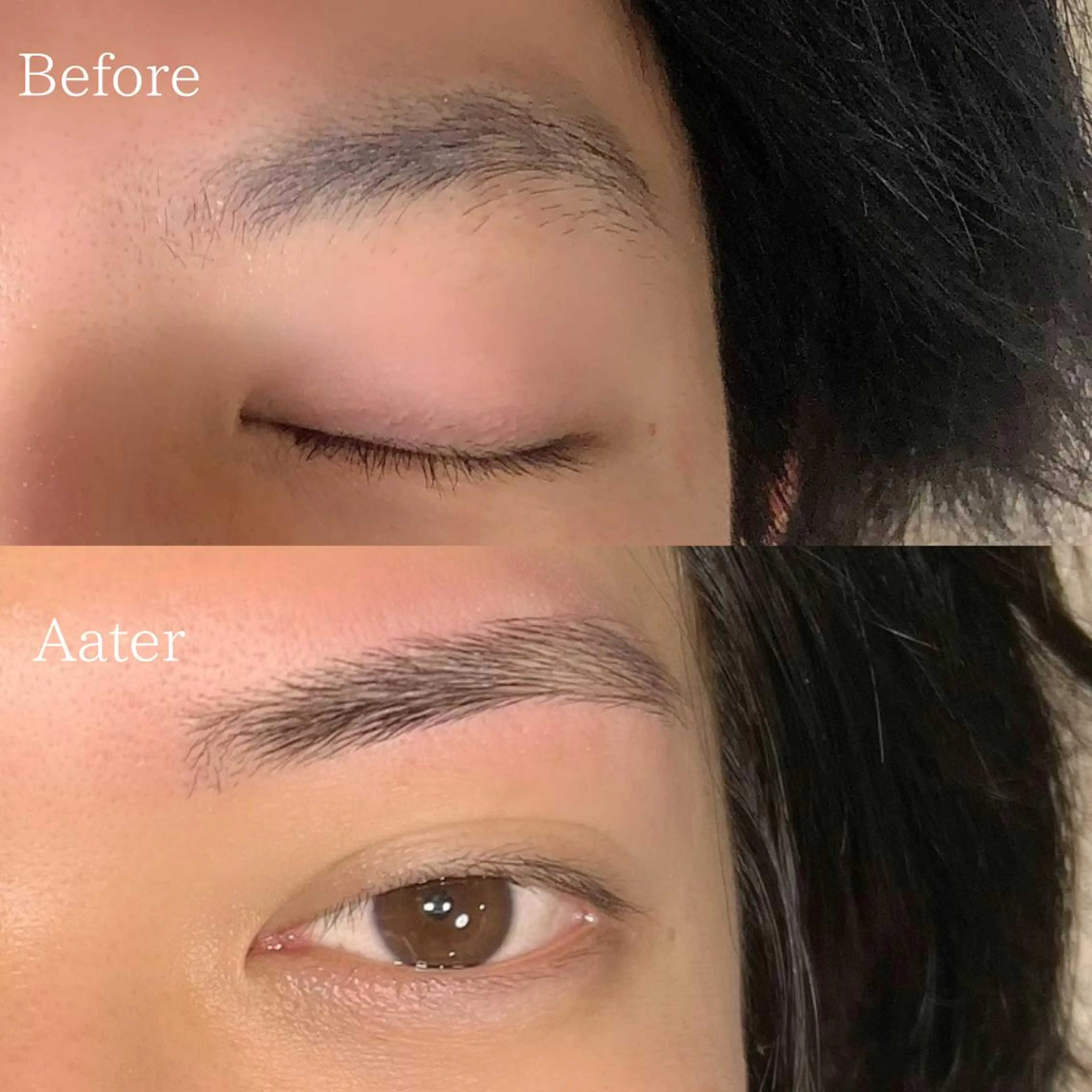 メンズ アイブロウ 桑原 遥香の眉毛・アイブロウイメージ