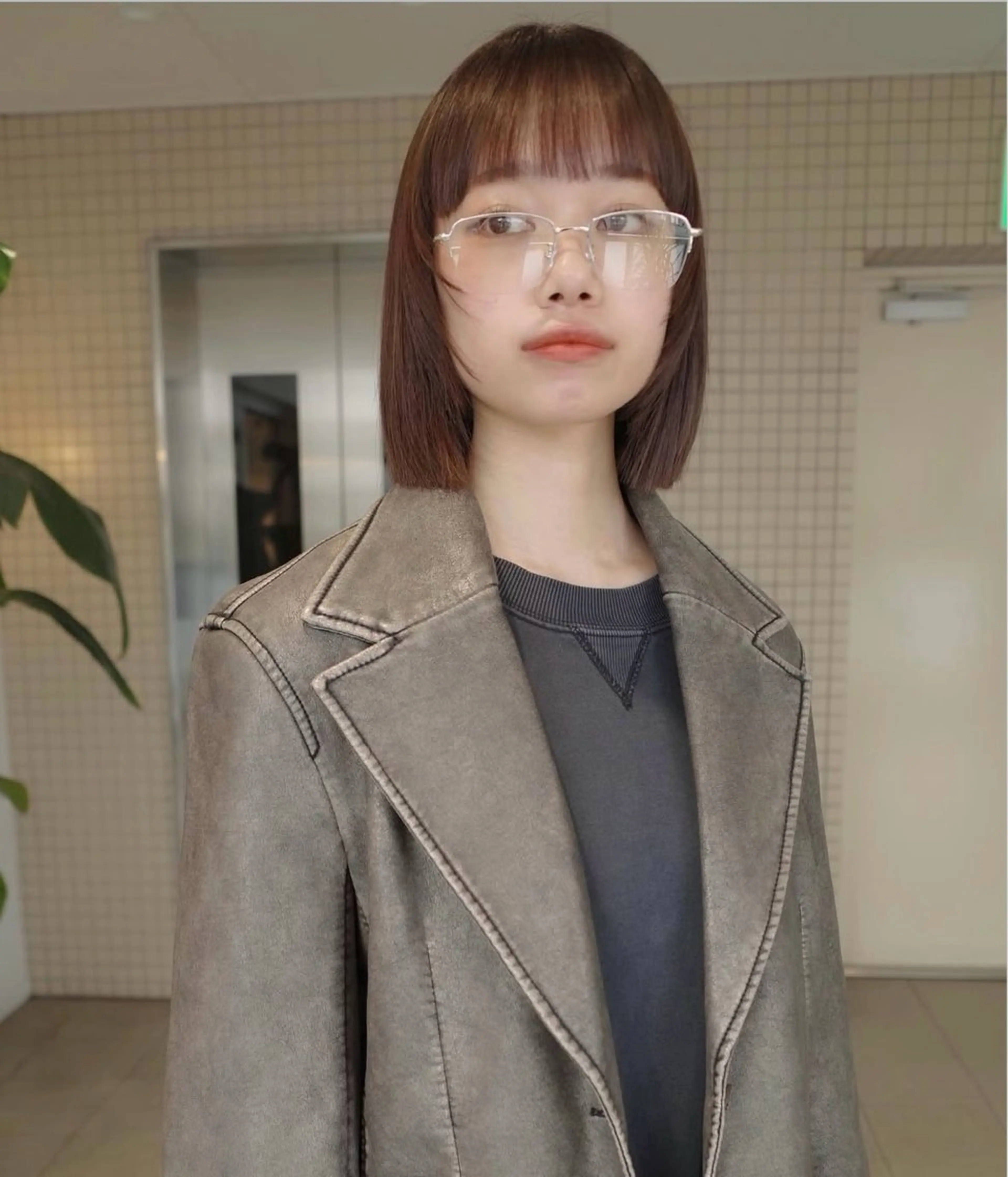 ショート ヘアカラー Sēek by Belle所属・透明感カラー/千葉 /姫花🫧🐇のヘアスタイル