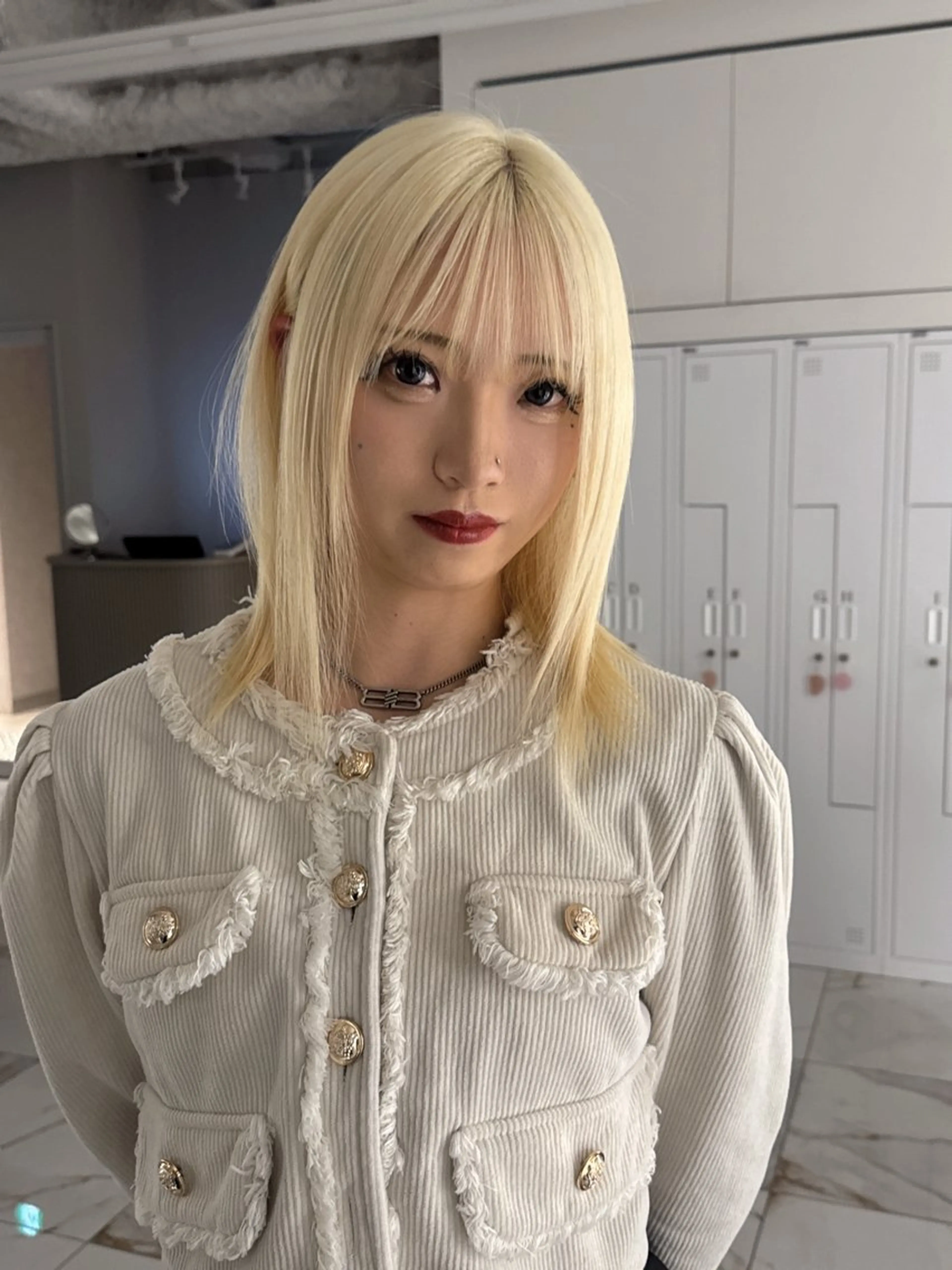 ミディアム カラー ヘアカラー ヘアセット kiti Sakae所属・栄美容師/kiti /ボブ/ケントのヘアスタイル