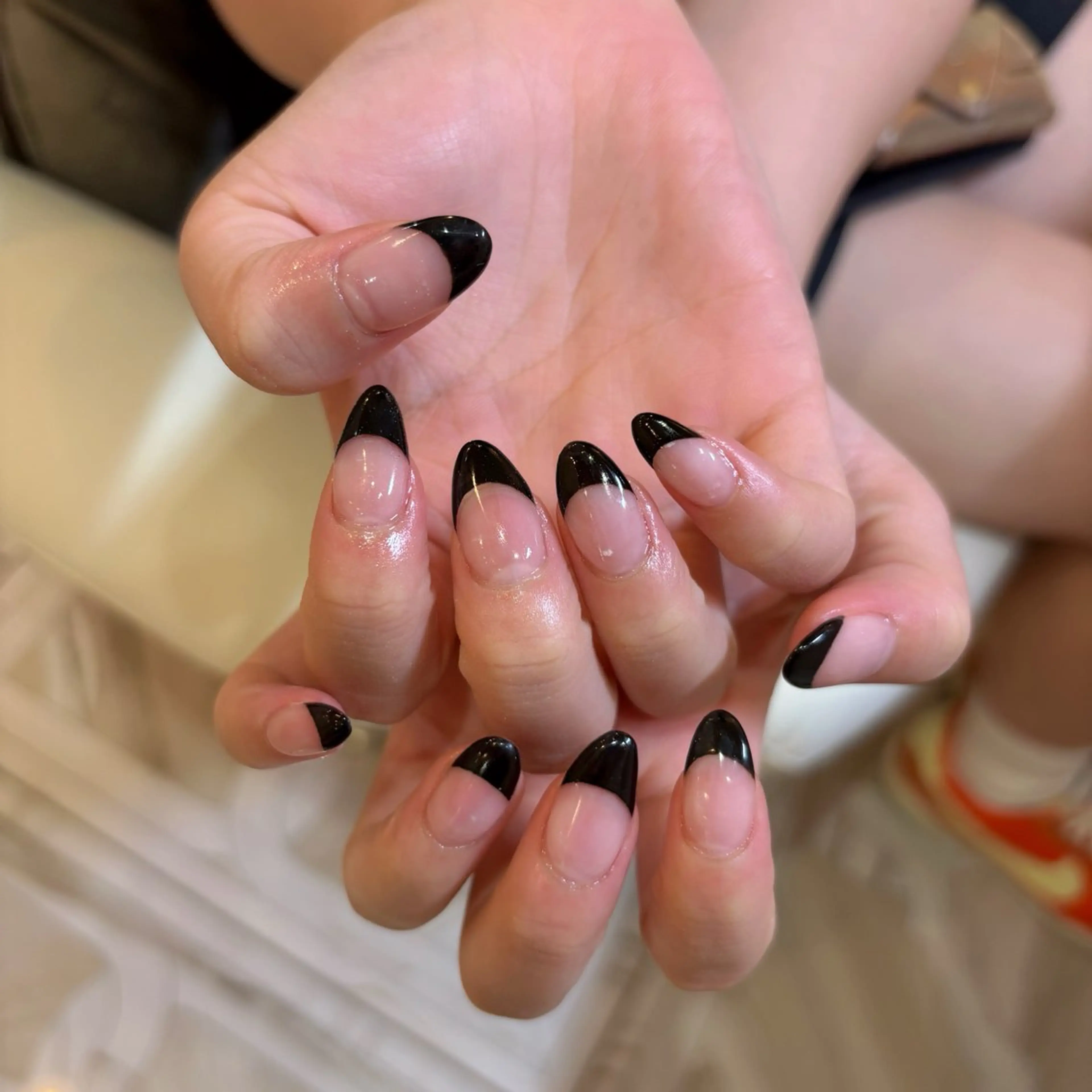 ネイル フレンチネイル ハンドネイル 東 咲良のネイルデザイン