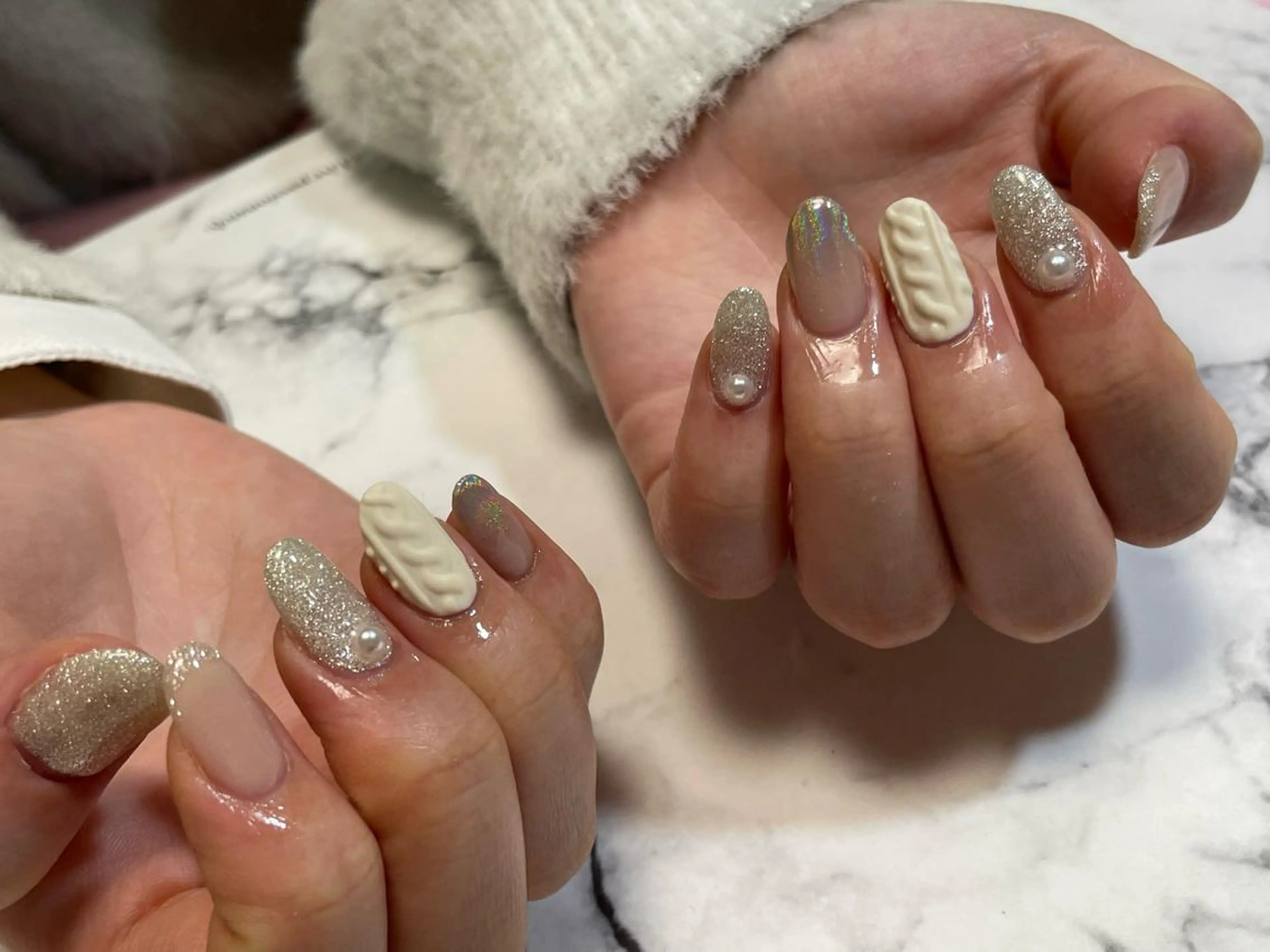 ネイル 冬ネイル private salon NIKOのネイルデザイン