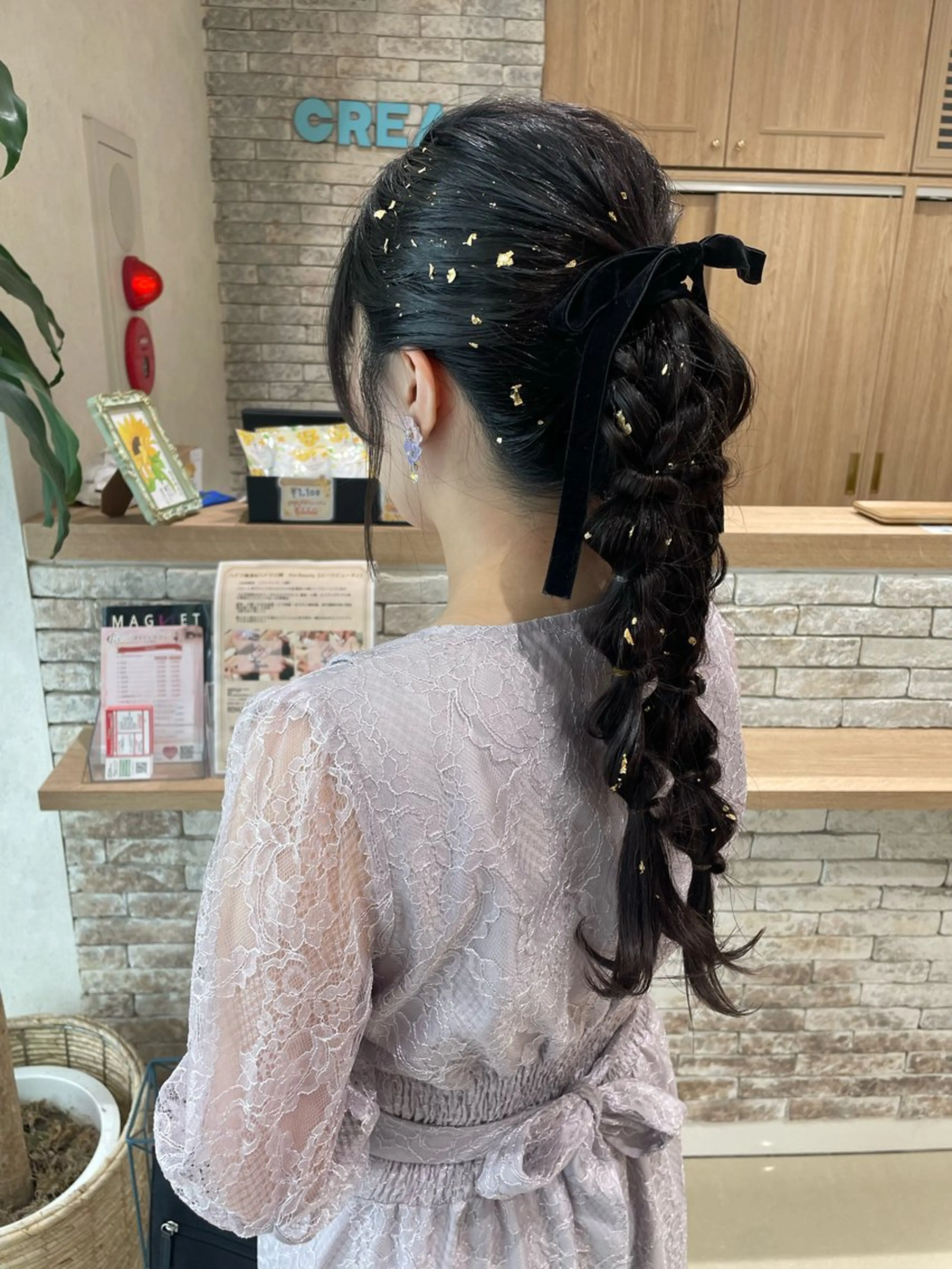 ロング ヘアセット レイヤー×ハイライト 🌷RINA🌷のヘアスタイル
