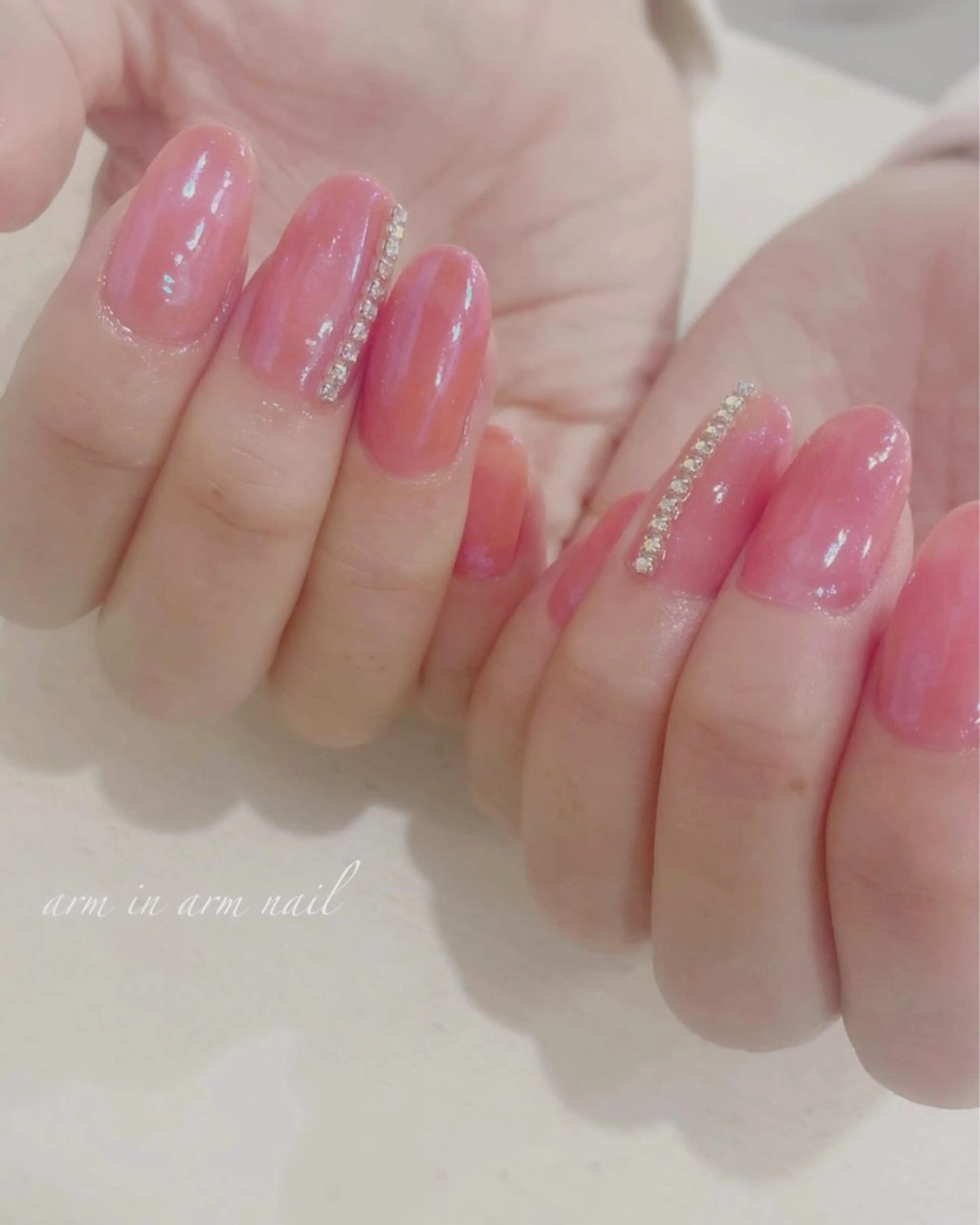 ネイル arm in arm ︎✿Yamamotoのマツエク・マツパデザイン