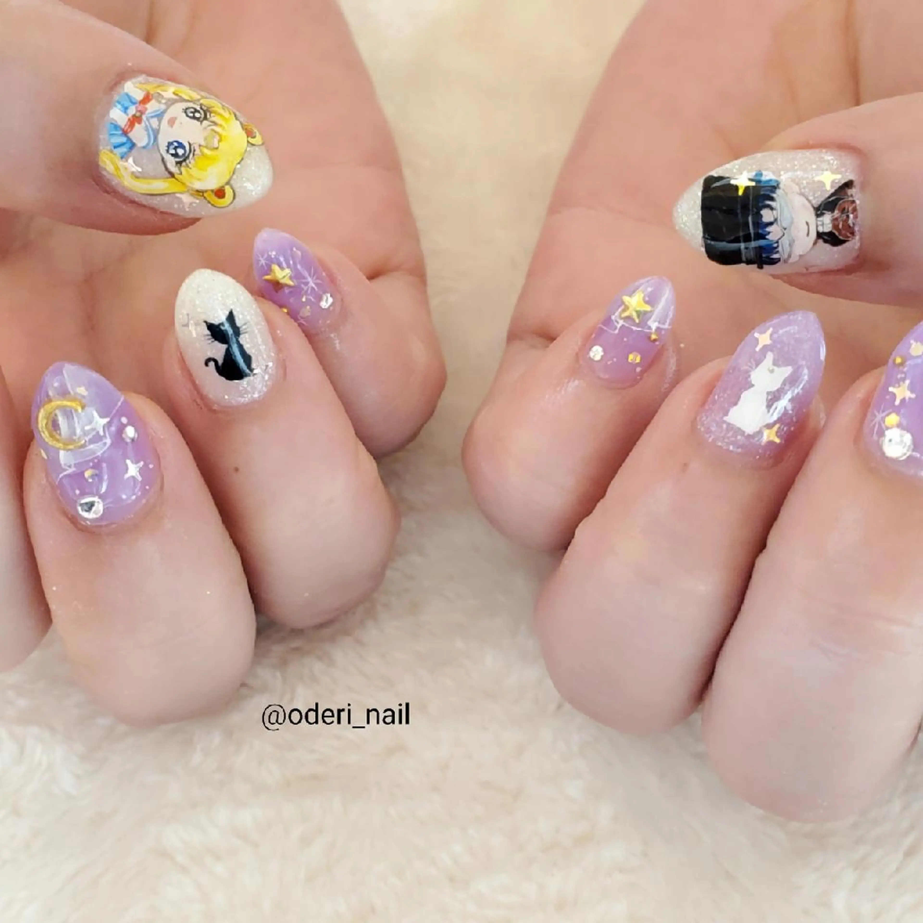 ネイル アートネイル ジェルネイル おで@ oderi_nailのネイルデザイン