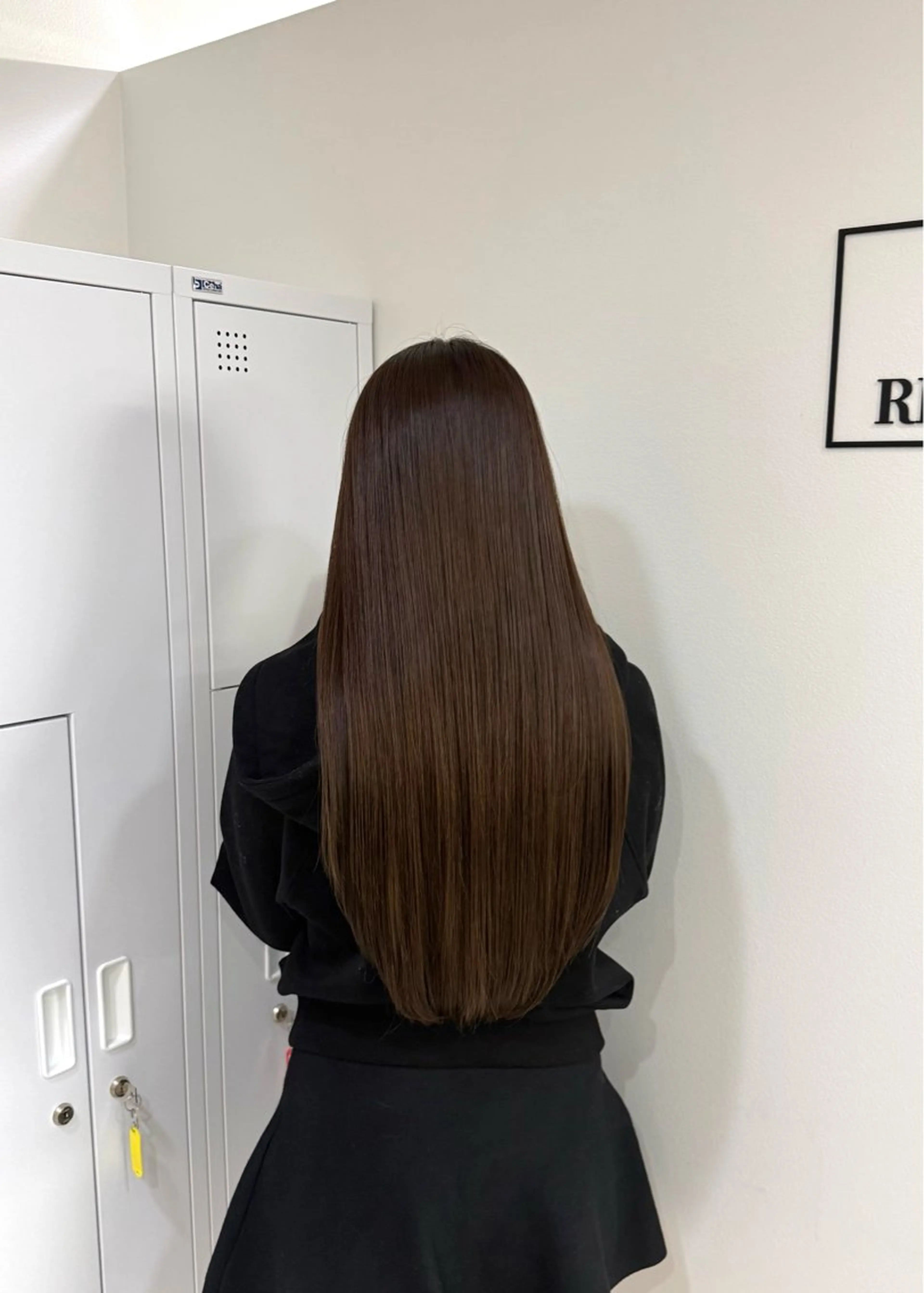 ロング カット ヘアカラー yuna/透明感 カラー/エクステのヘアスタイル