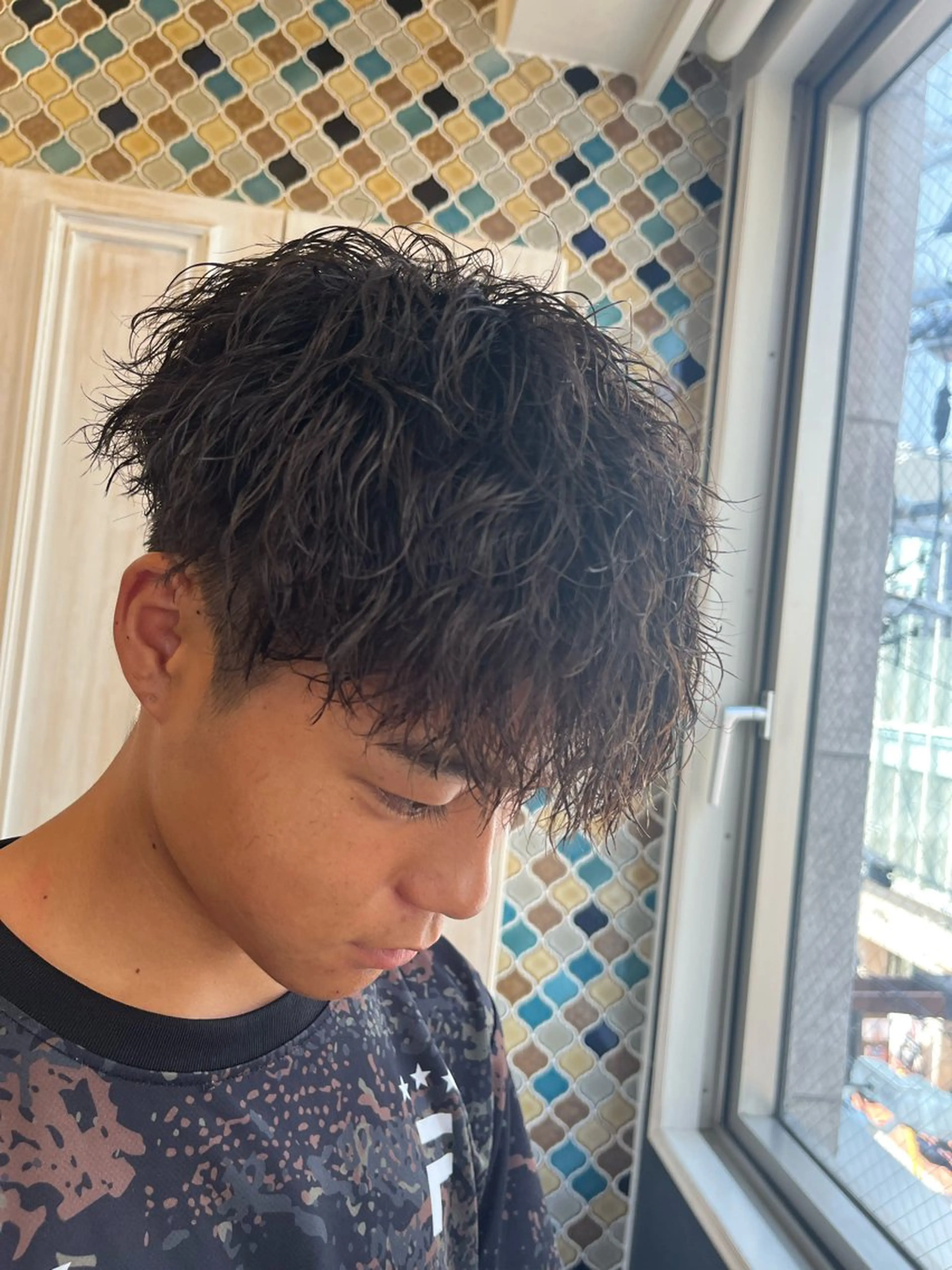 パーマ メンズ カット パーマ 友松 世奈のマツエク・マツパデザイン