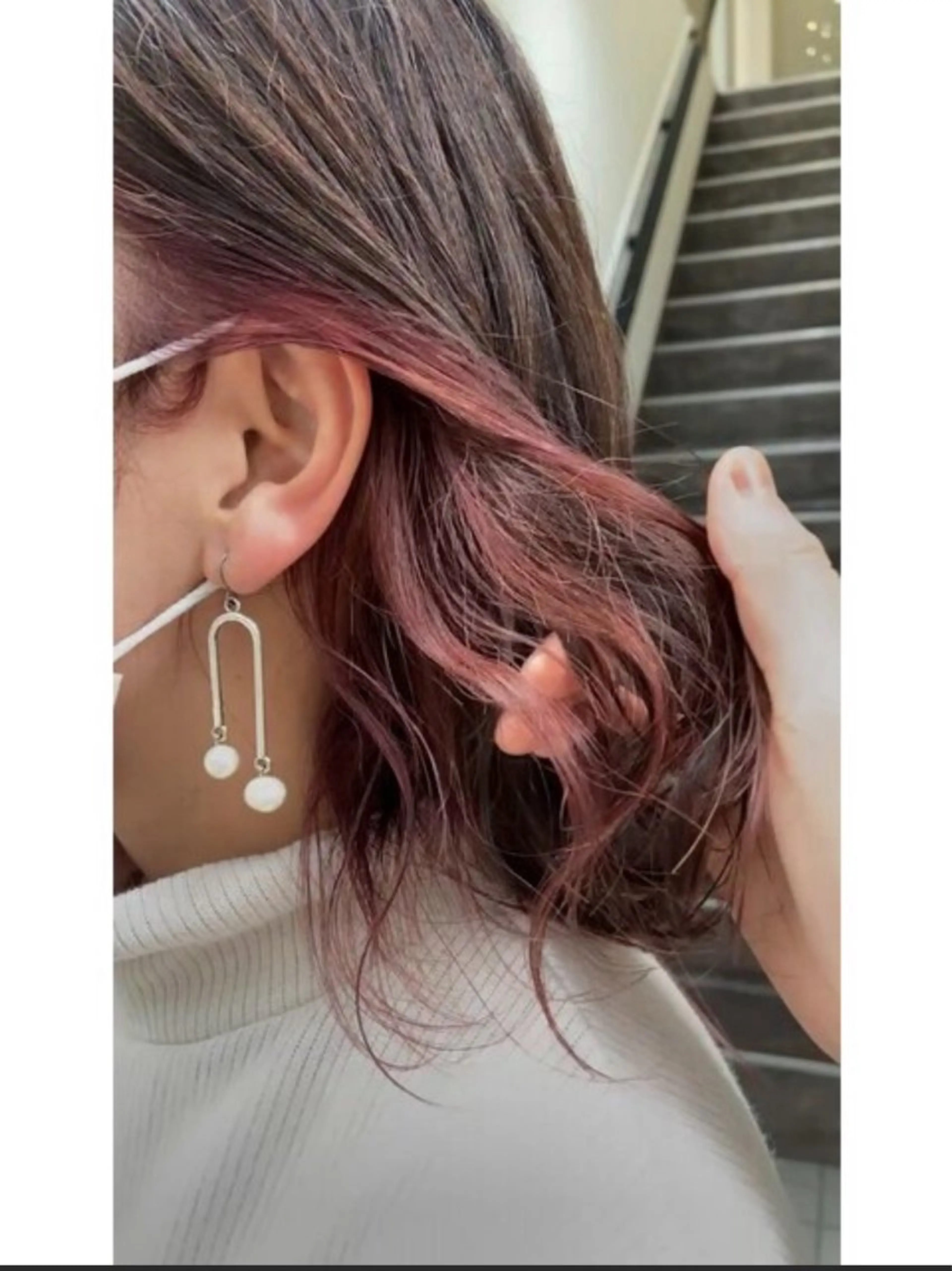 イヤリングカラー💛の写真