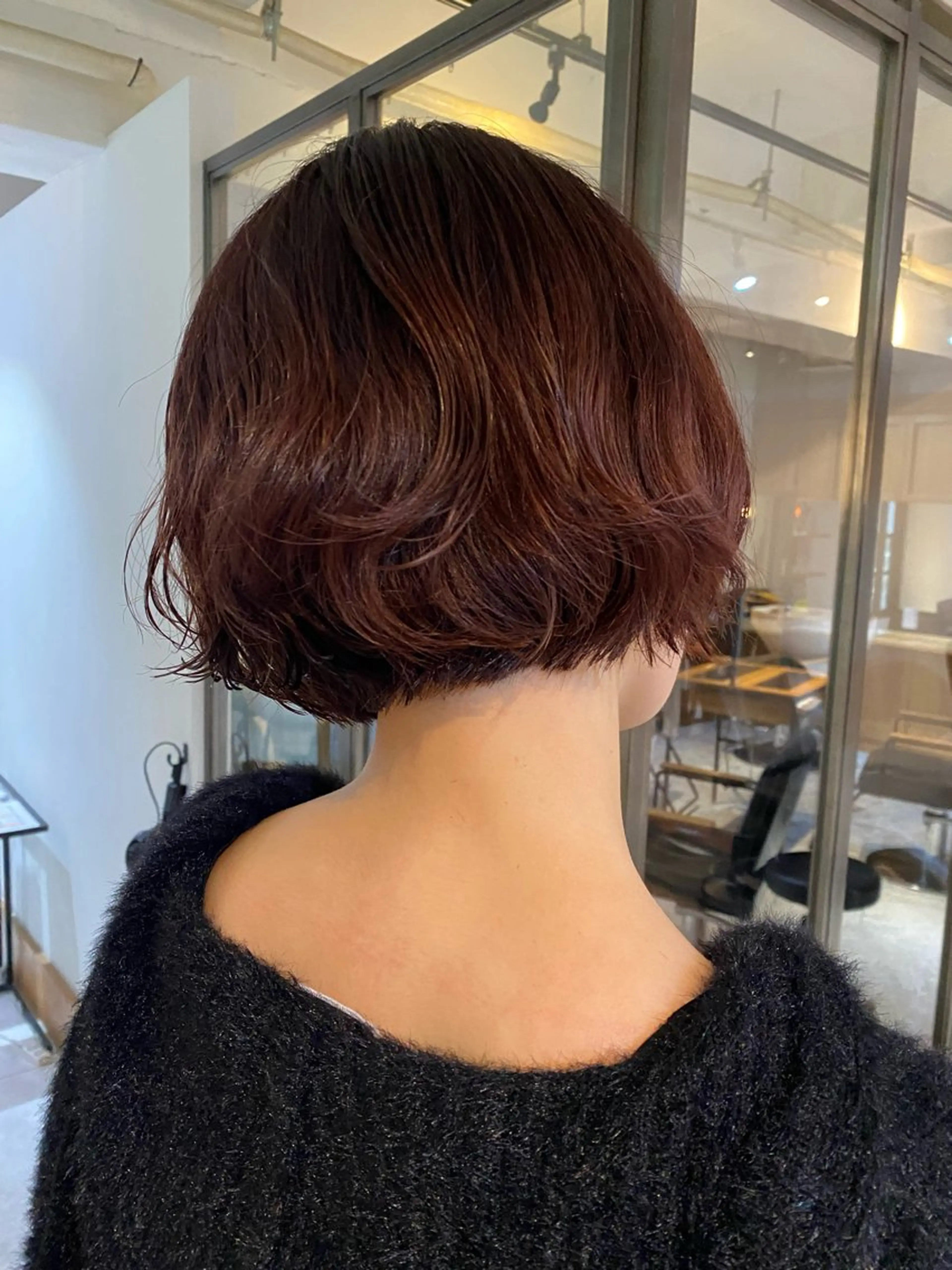 ミディアム パーマ FERIA 緑地公園 ⭐️伏田愛奈⭐️のヘアスタイル