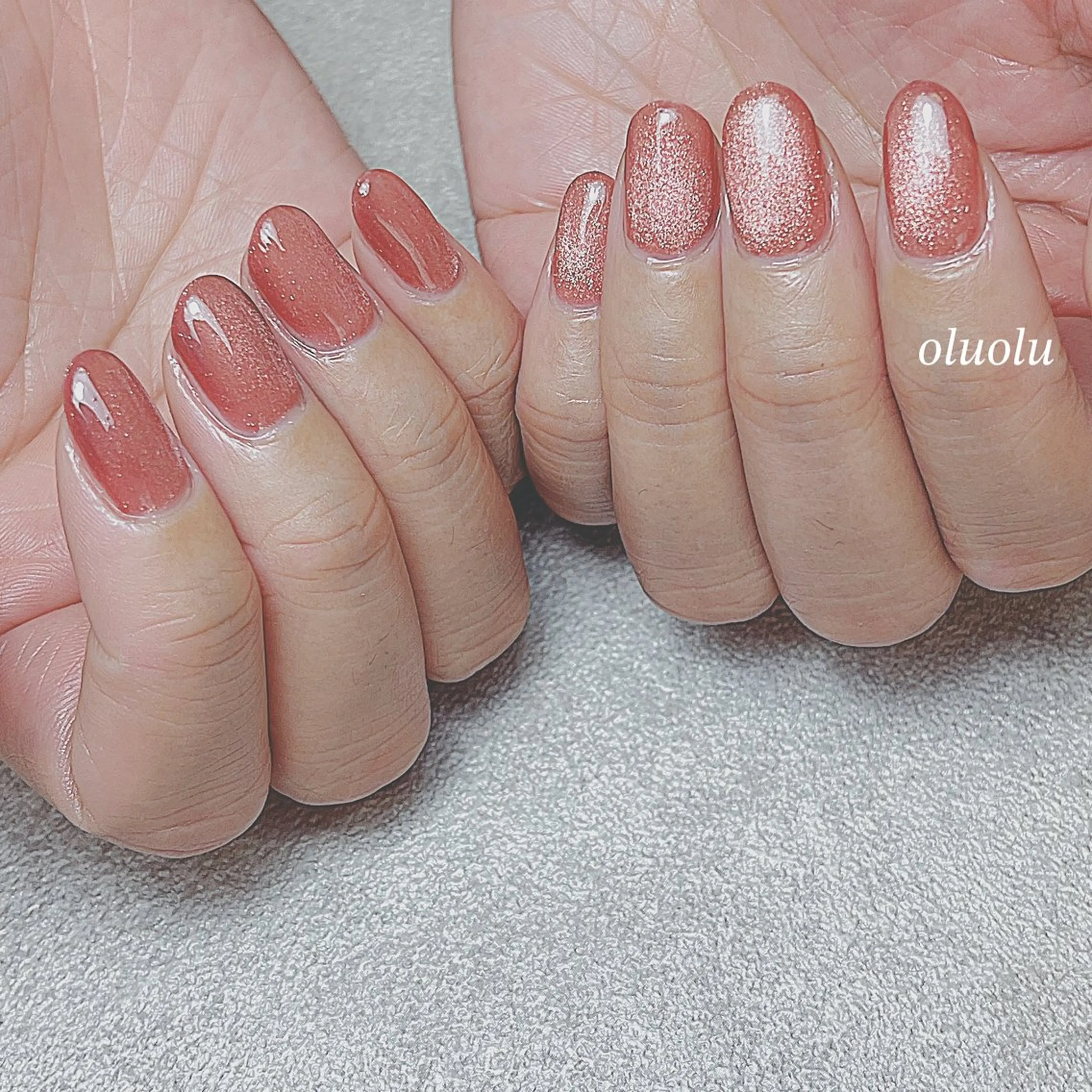 ネイル アートネイル フットネイル マグネットネイル オフィスネイル ハンドネイル 大村 紬華のネイルデザイン