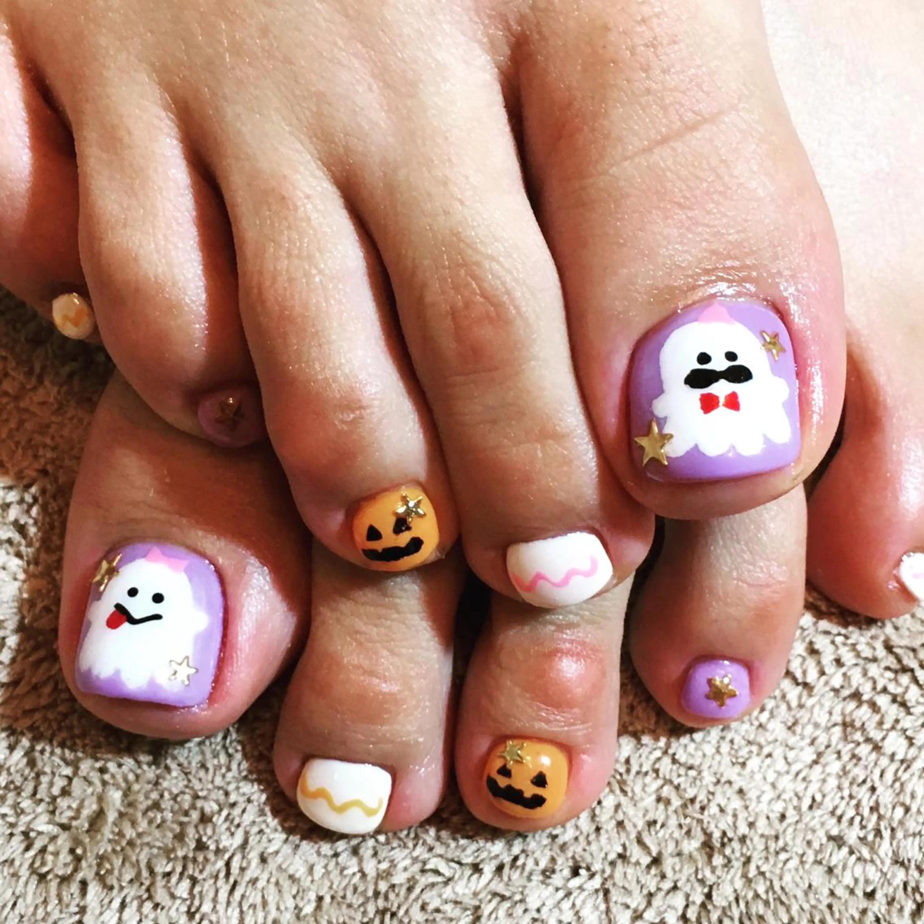 ネイル ハロウィン 古川 里美のネイルデザイン