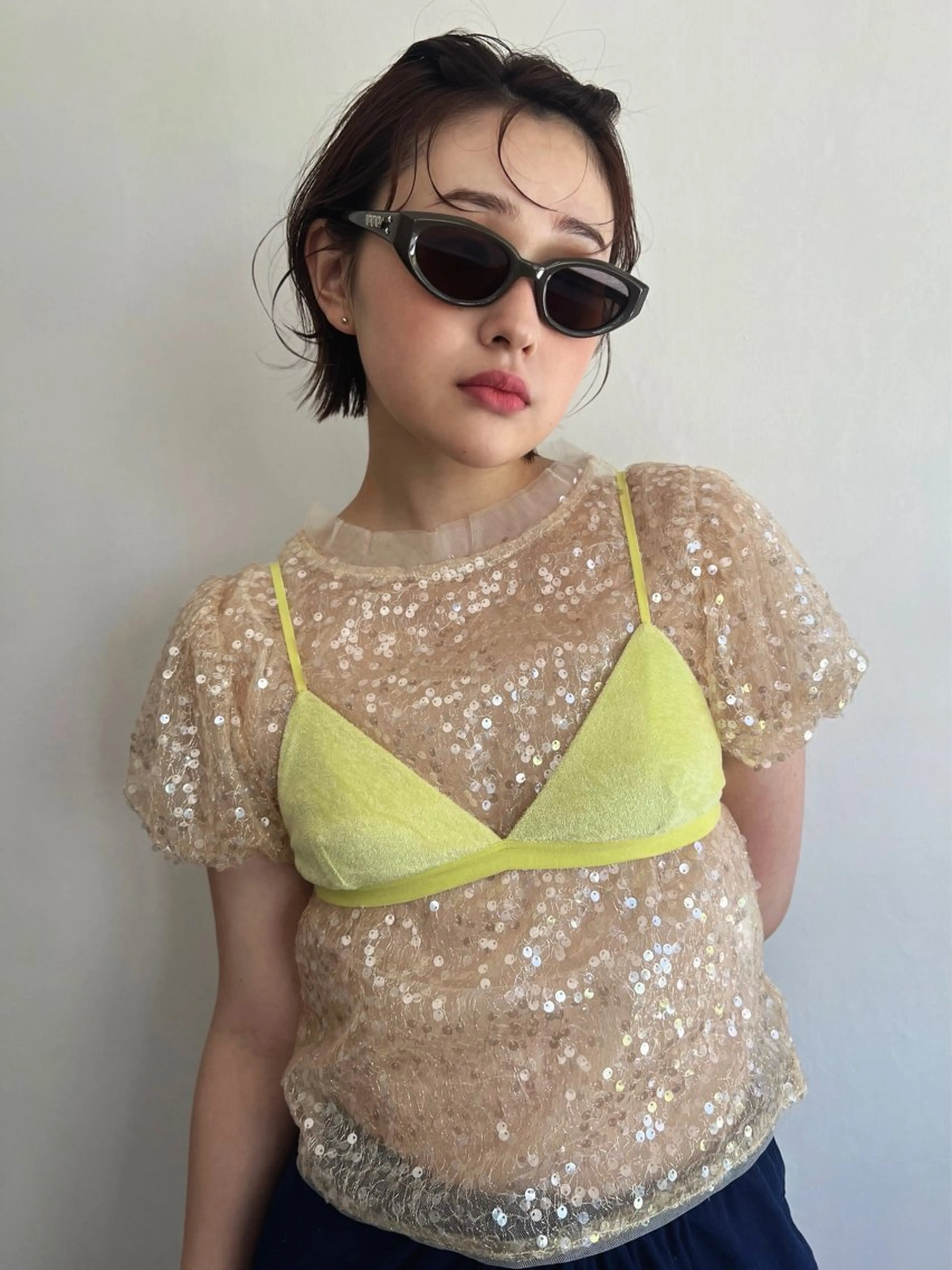 ミディアム カット ヘアカラー トリートメント レイヤーカット/暖色 カラー/mao🎀のヘアスタイル