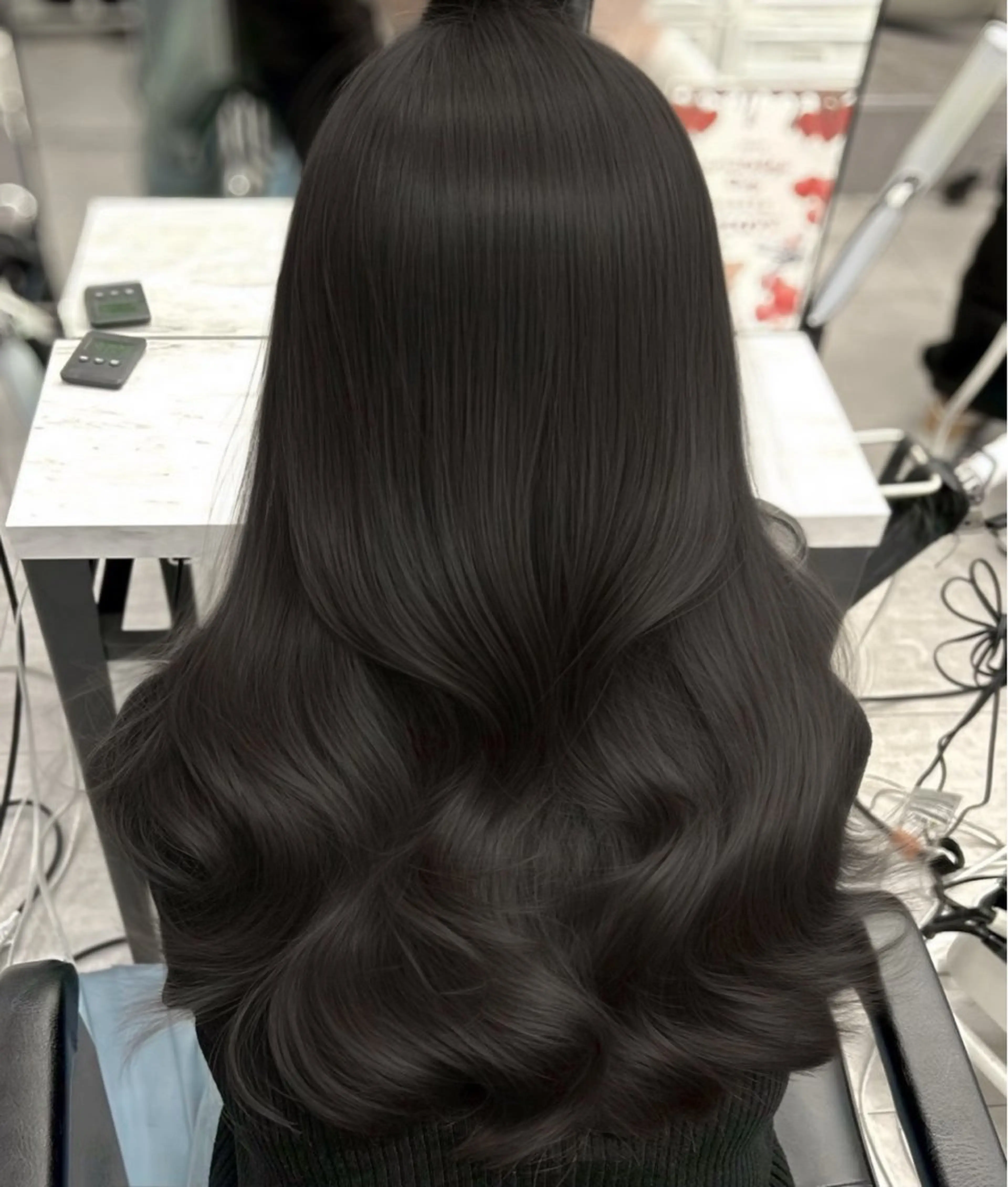 ロング カラー アッシュ アッシュグレー アッシュグレージュ ベージュカラー 透明感カラー カット ヘアカラー トリートメント 韓国ヘア🇰🇷× 髪質改善🫧テルのヘアスタイル