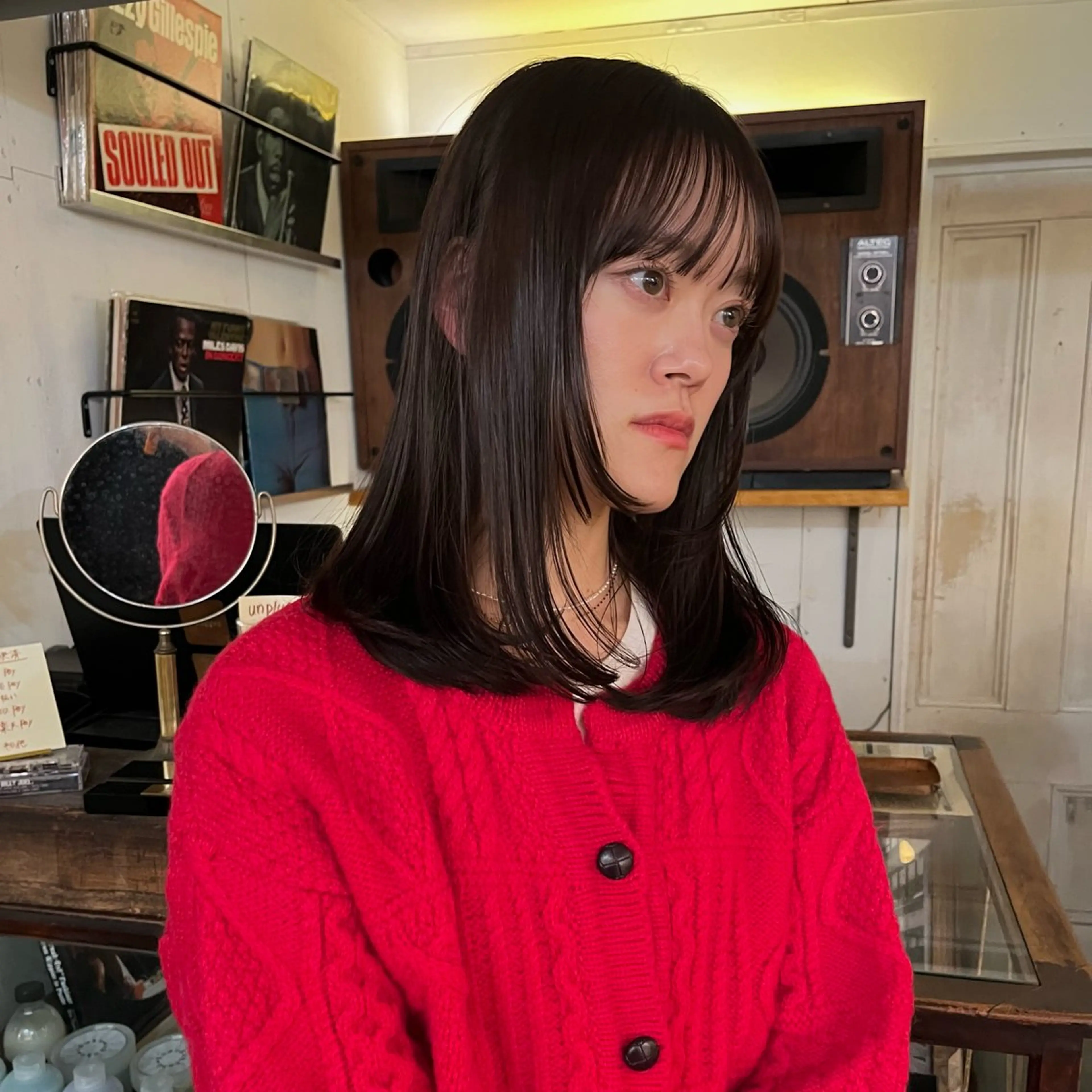 セミロング ブリーチなし/透明感 /ショート/大世のヘアスタイル