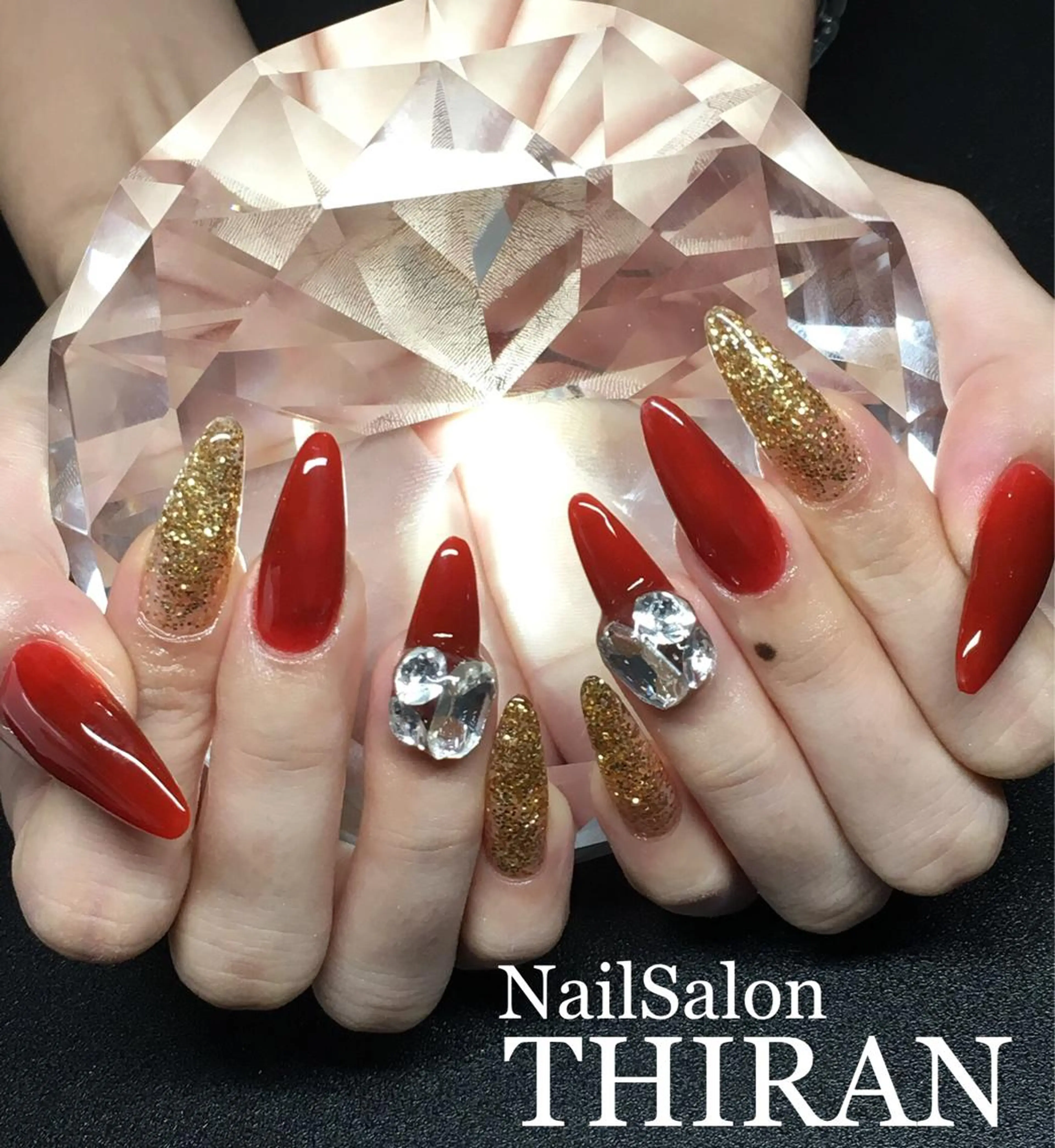 ロング ネイル Nail salon THIRANのネイルデザイン