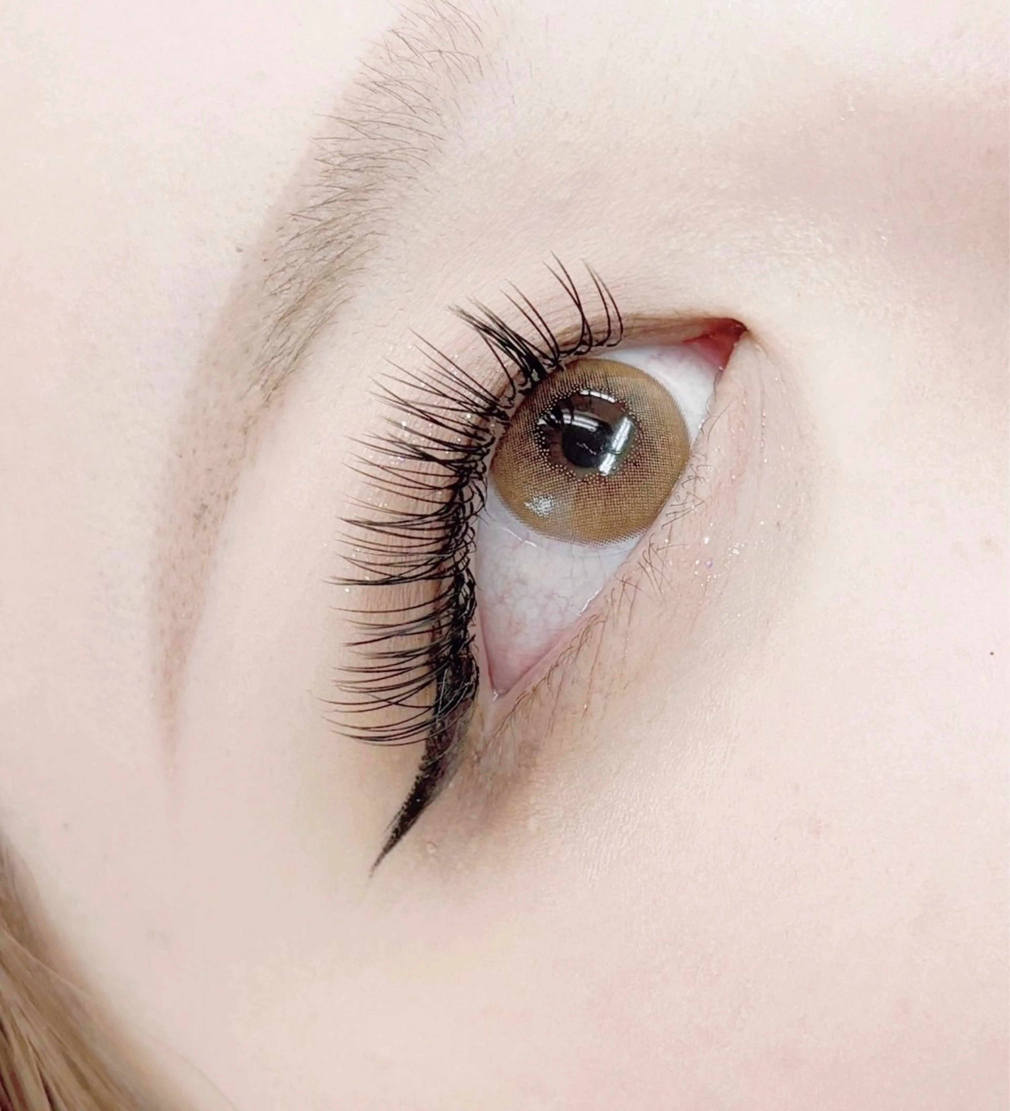 マツエク・マツパ フラットラッシュ manie momokaのマツエク・マツパデザイン