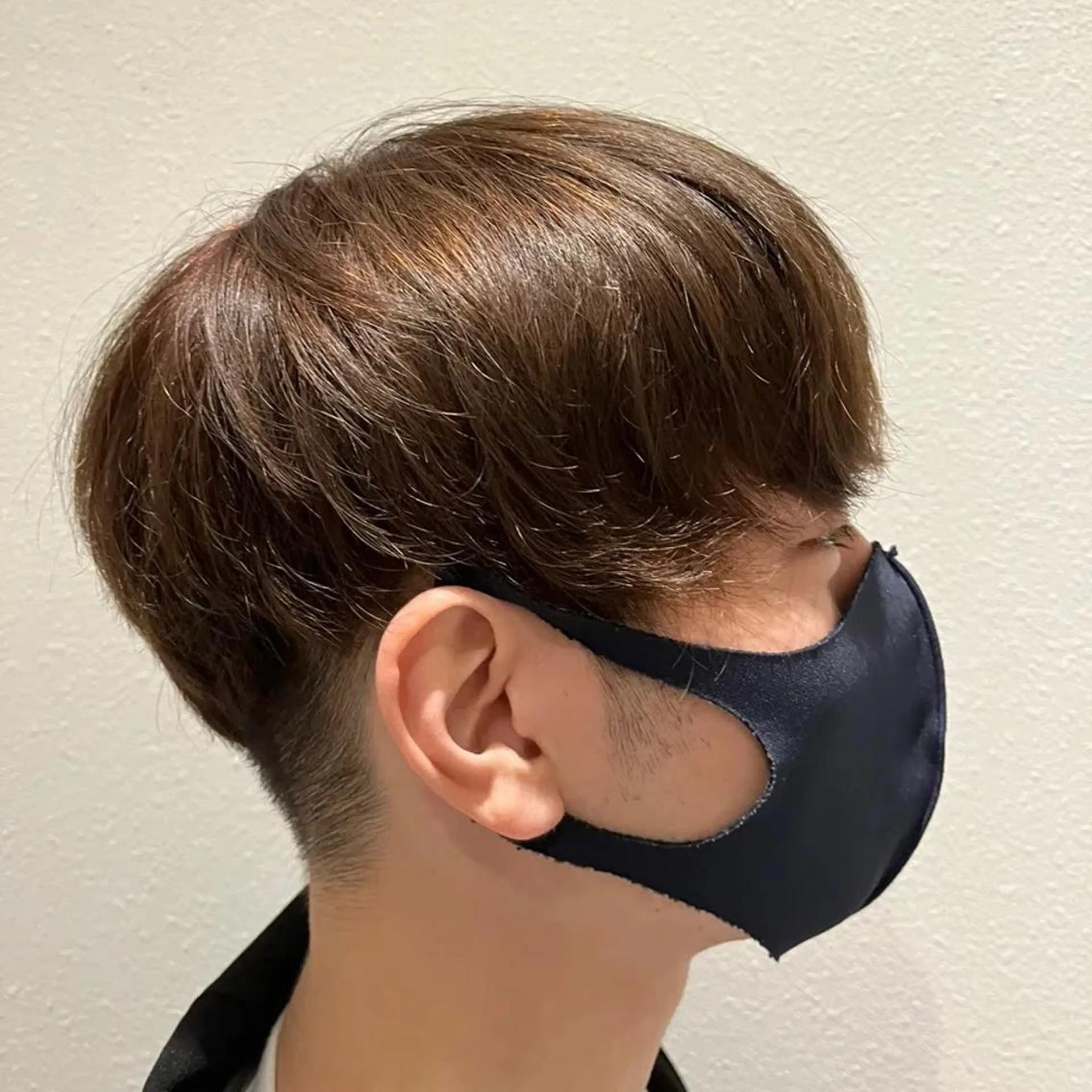 ショート カラー メンズ ブラウンカラー フルールドソレイユ所属・♡ナナコ♡ レイヤー/艶髪のヘアスタイル