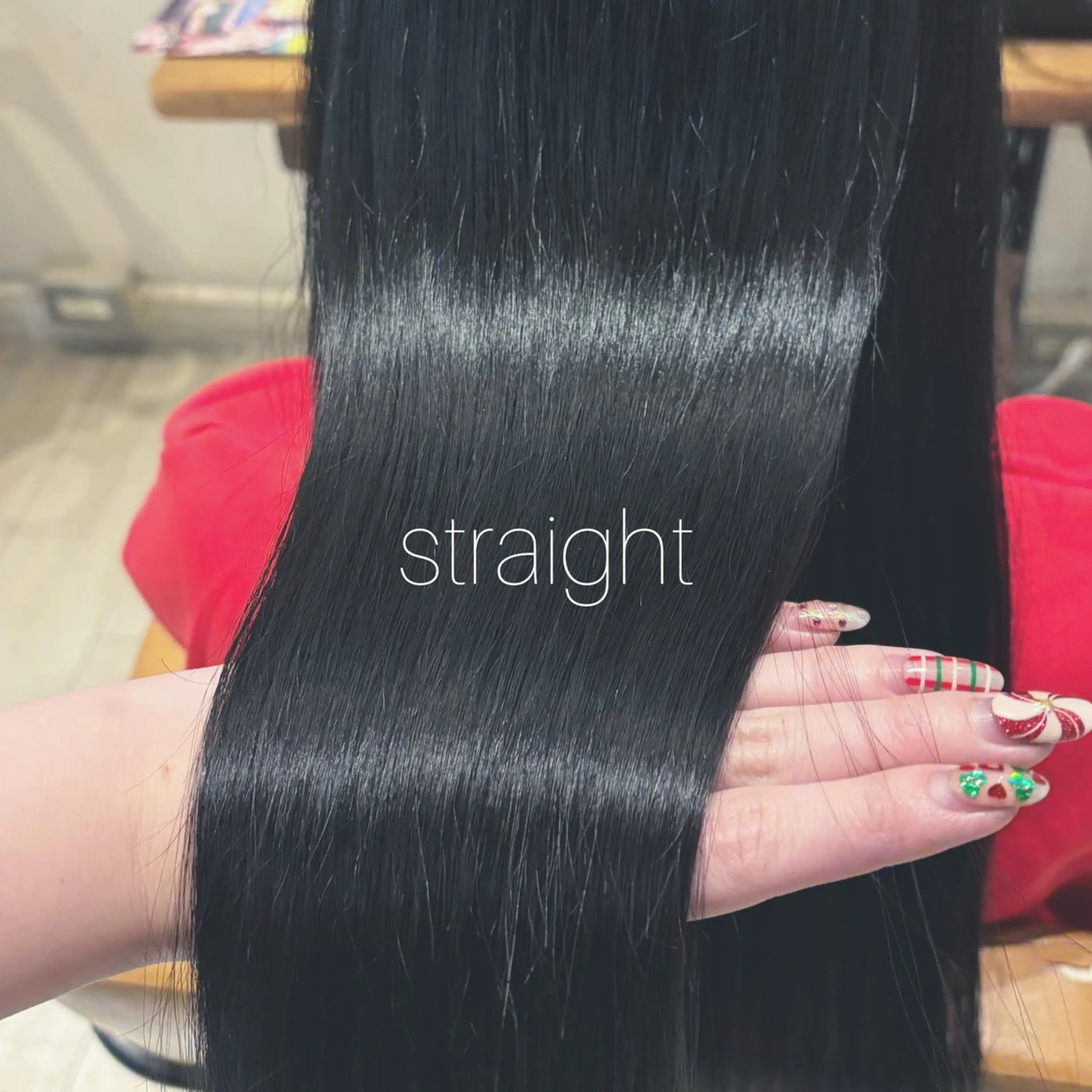 ロング パーマ カット 縮毛矯正 トリートメント 𓅰なかがわ ふみな𓅯のヘアスタイル