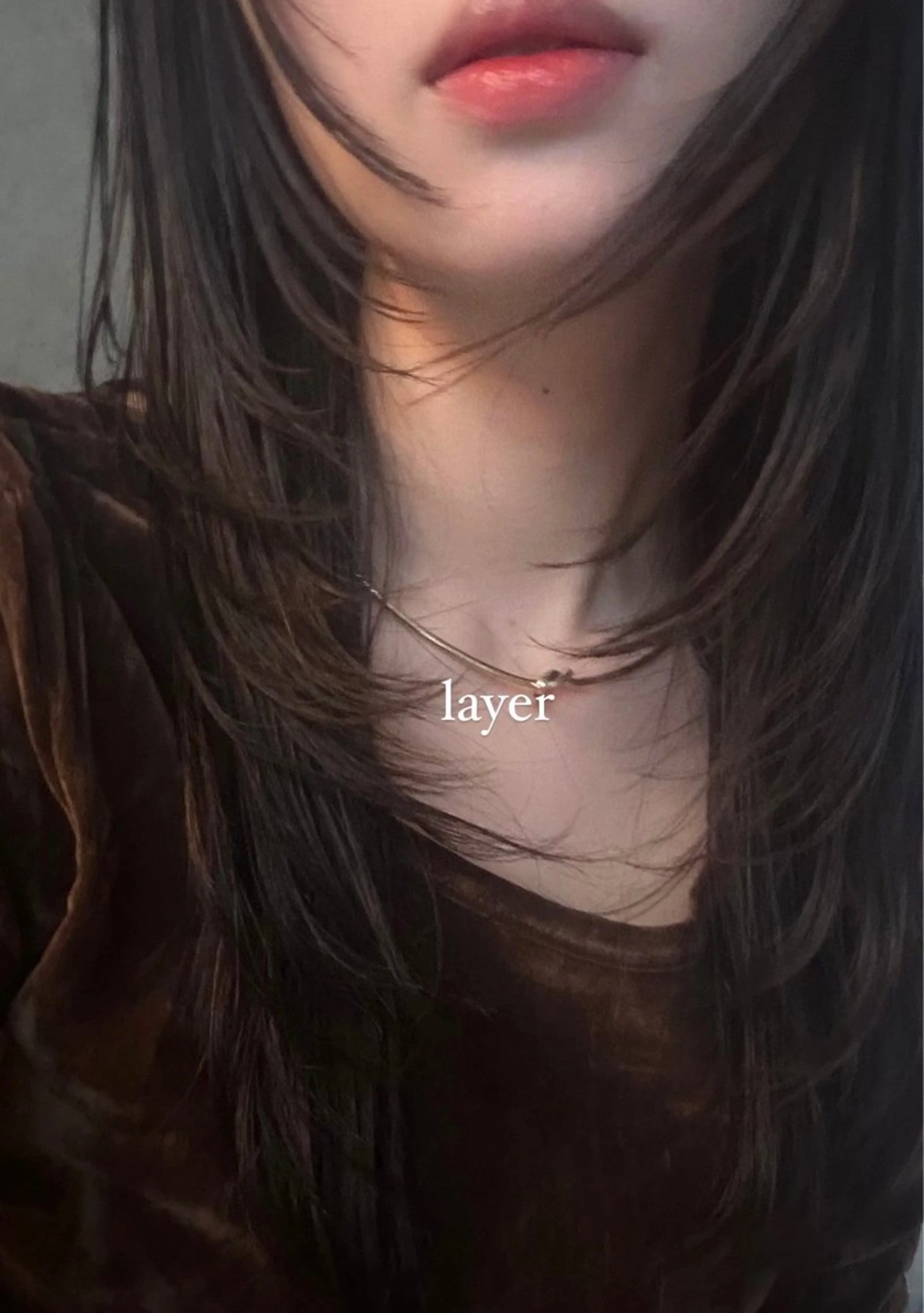 ロング カラー カット ヘアカラー トリートメント 顔周りレイヤー 🎀マリノのヘアスタイル