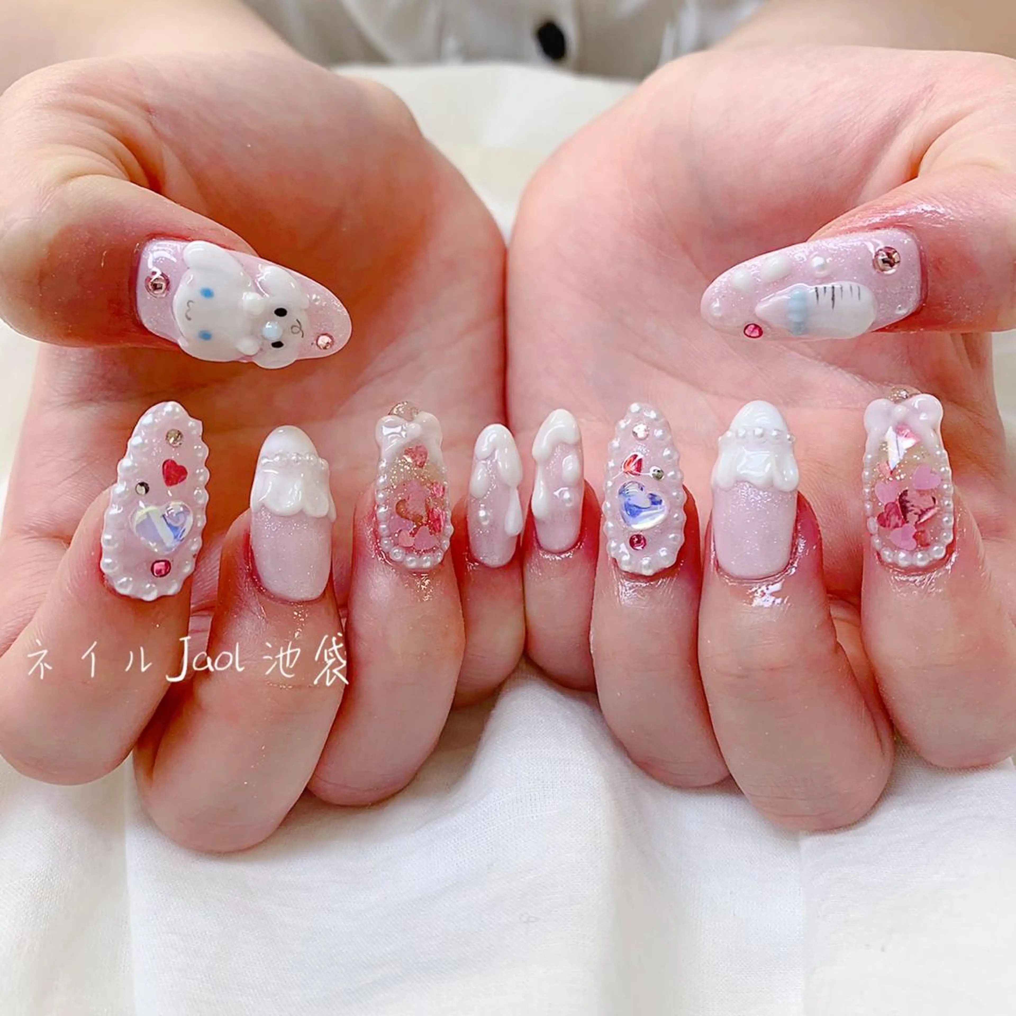 セミロング nail jaol池袋店所属・ネイルJaol 池袋のネイルデザイン