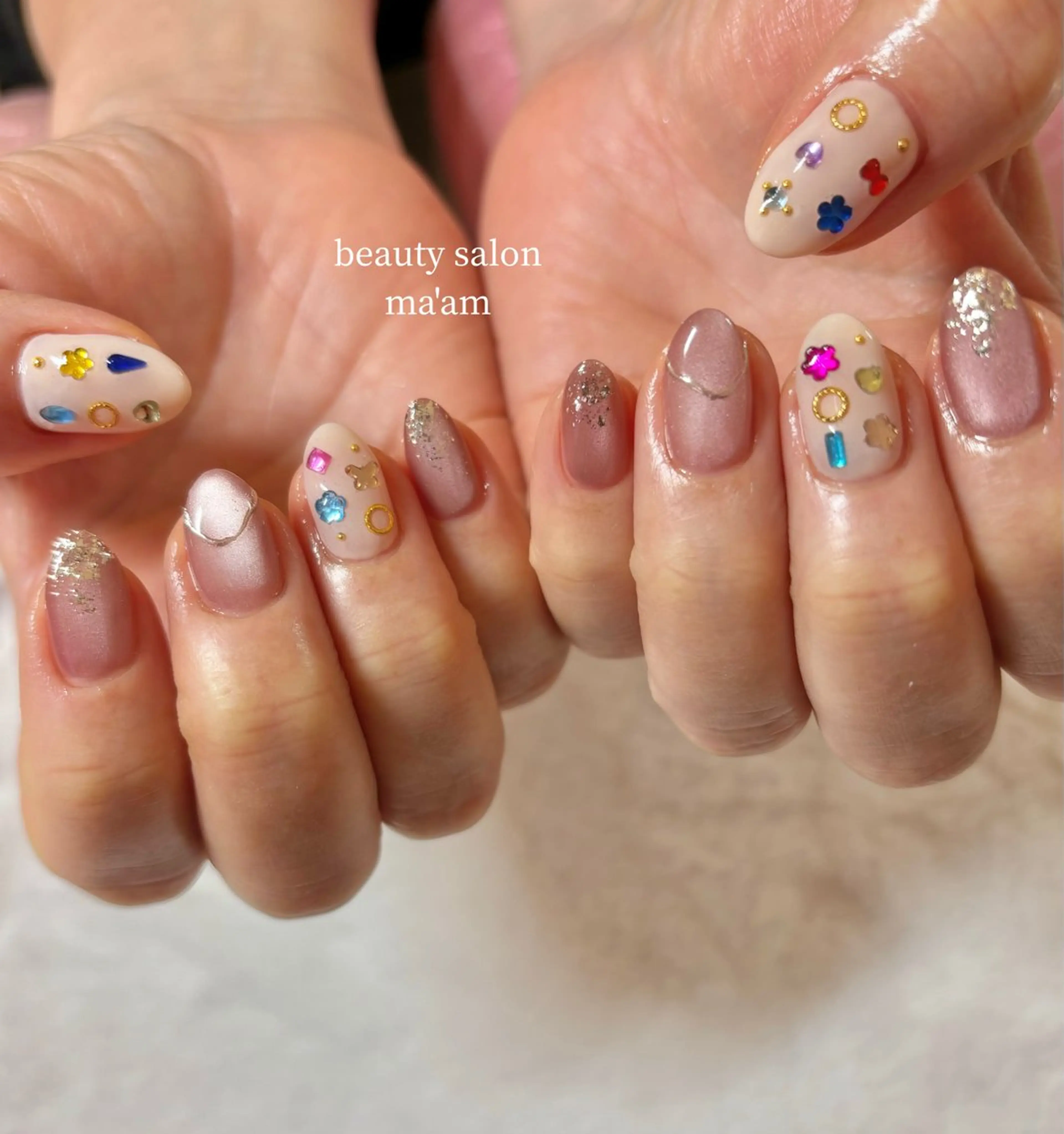 ネイル ハンドネイル beauty salon ma'am所属・chihiro 小路ネイルのネイルデザイン