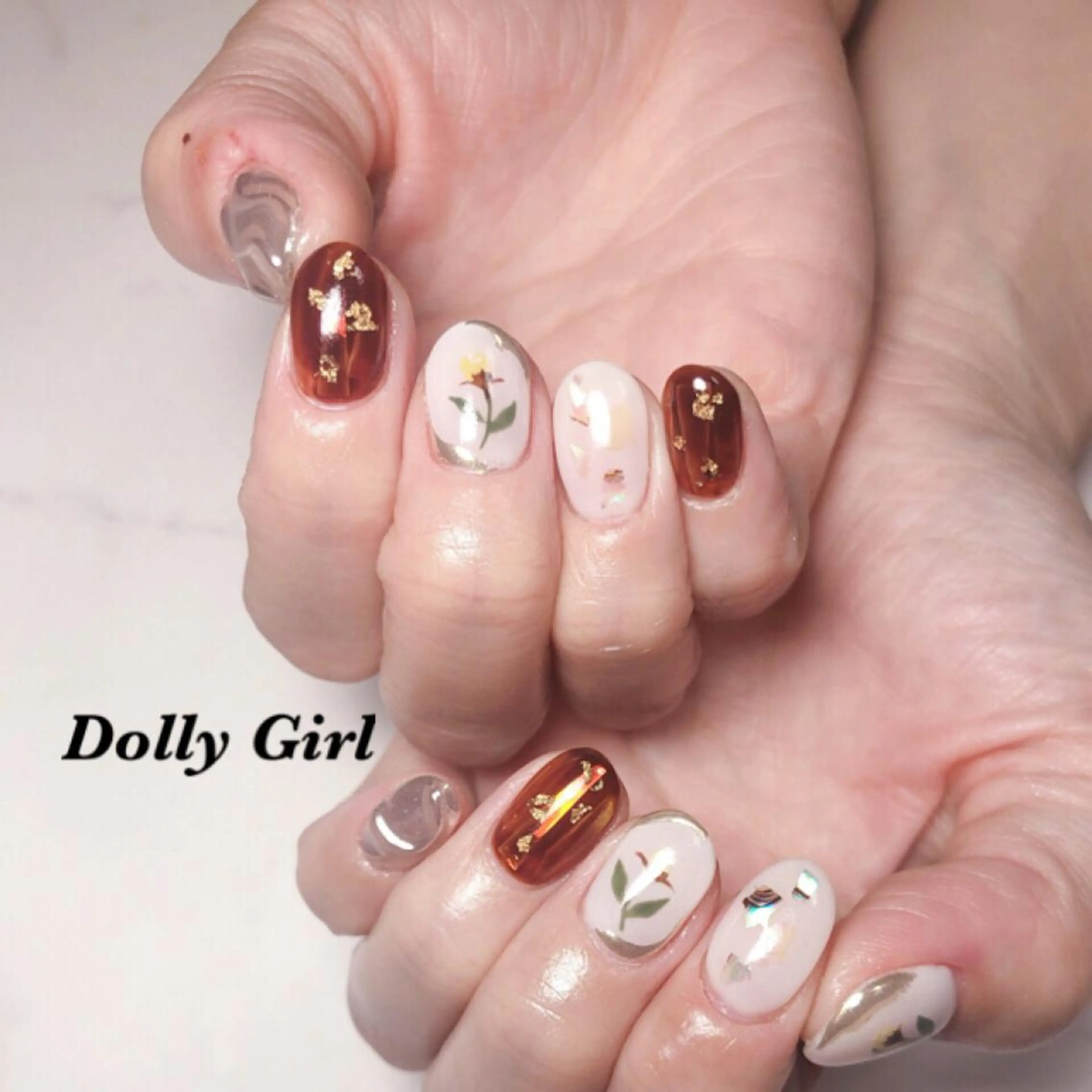 ネイル 個室ネイルサロンDolly  Girl〜ドーリーガール〜所属・DollyGirl KYOKOのネイルデザイン