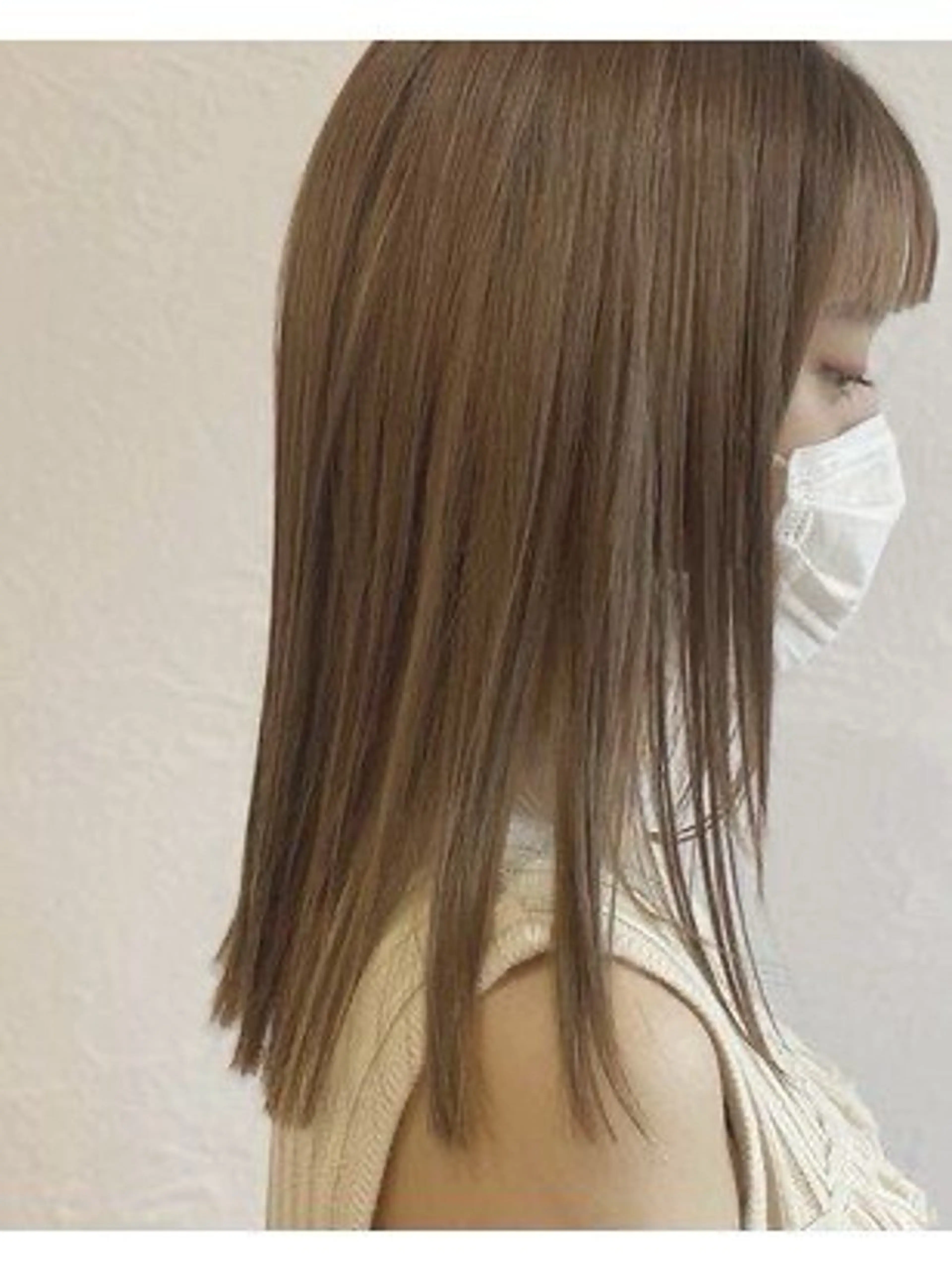 ミディアム カラー 叶 妃万里のヘアスタイル