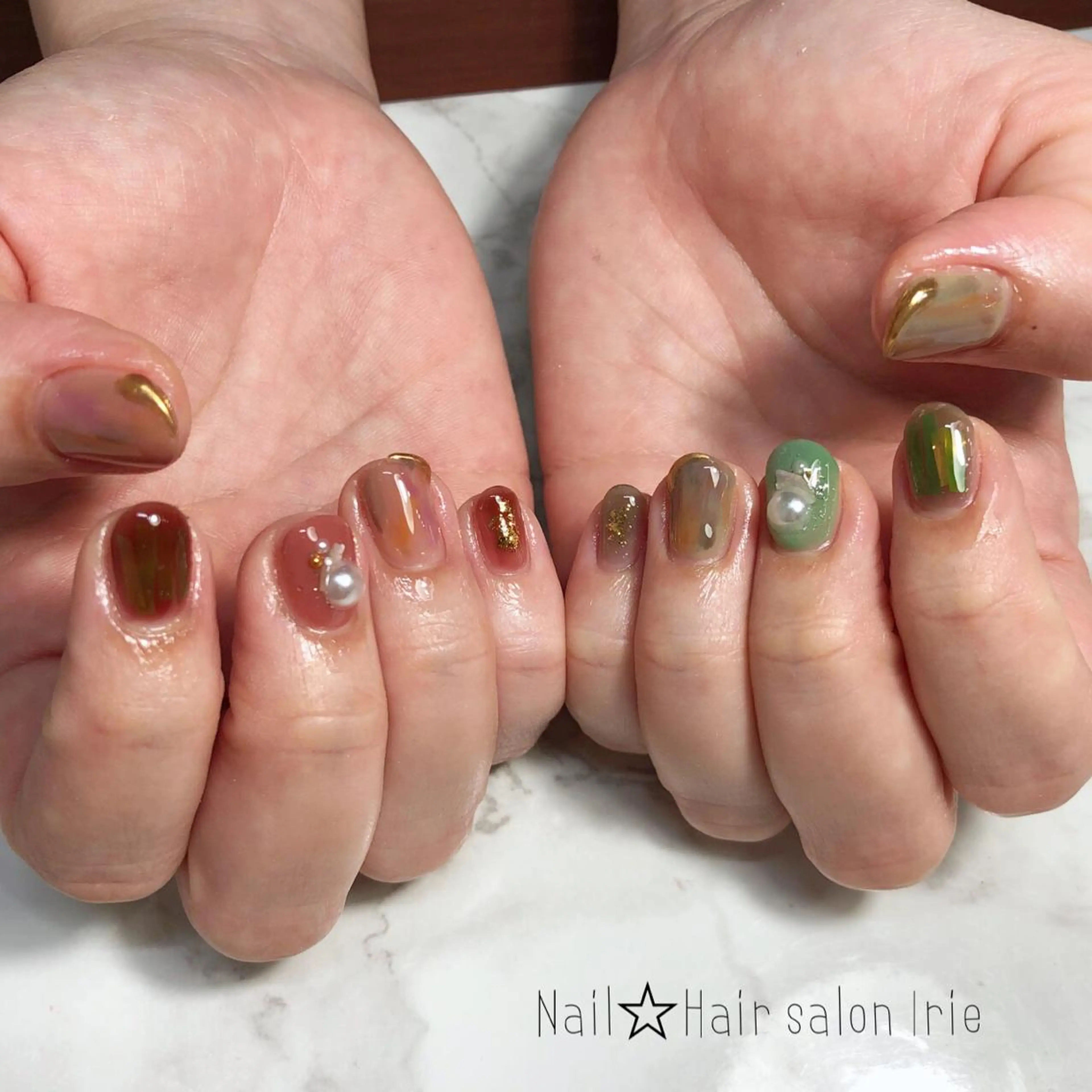 ネイル Hair salon Irie所属・與儀 知佳のネイルデザイン