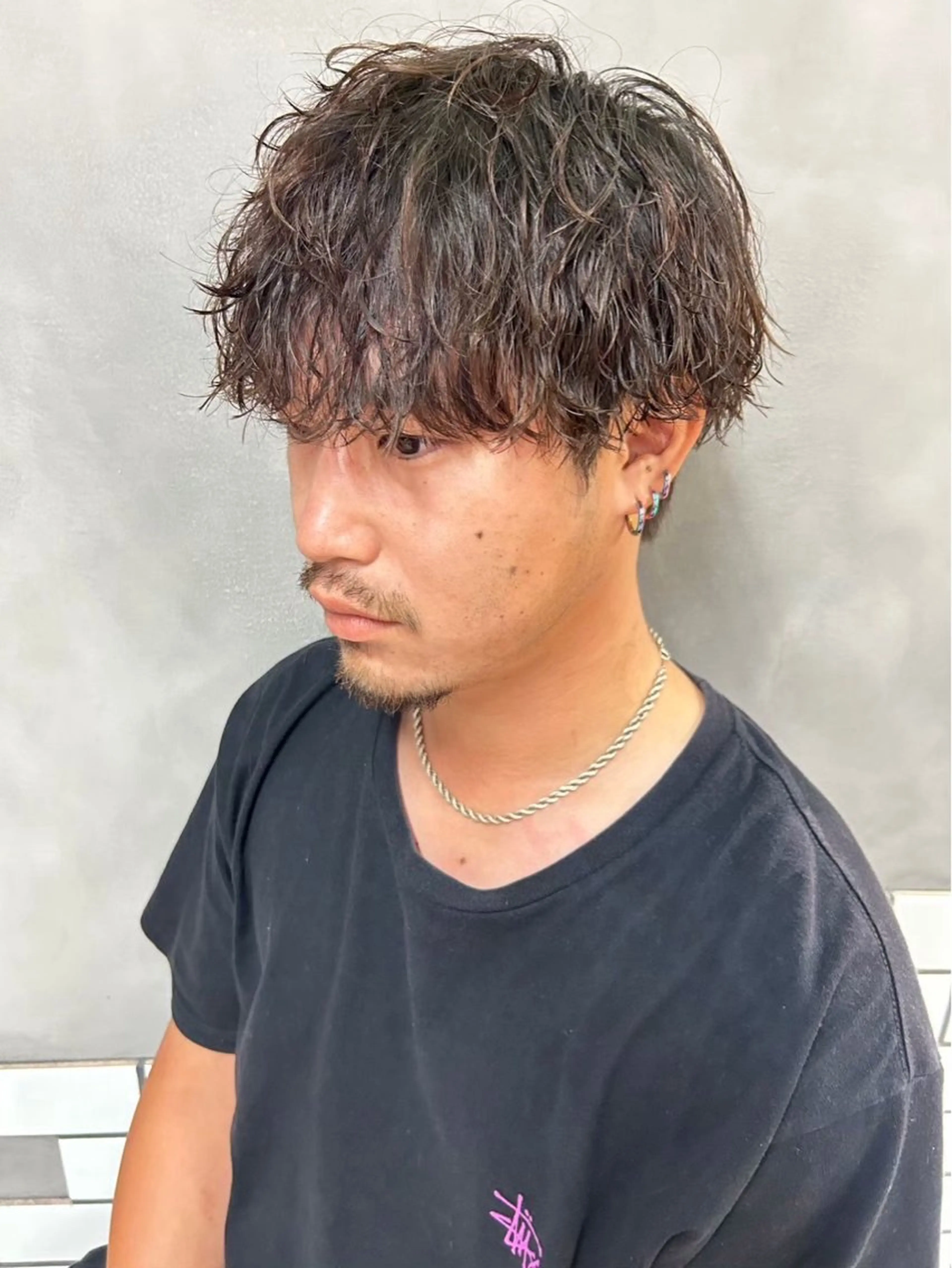 パーマ メンズ メンズ特化/ 舩戸夏稀のヘアスタイル