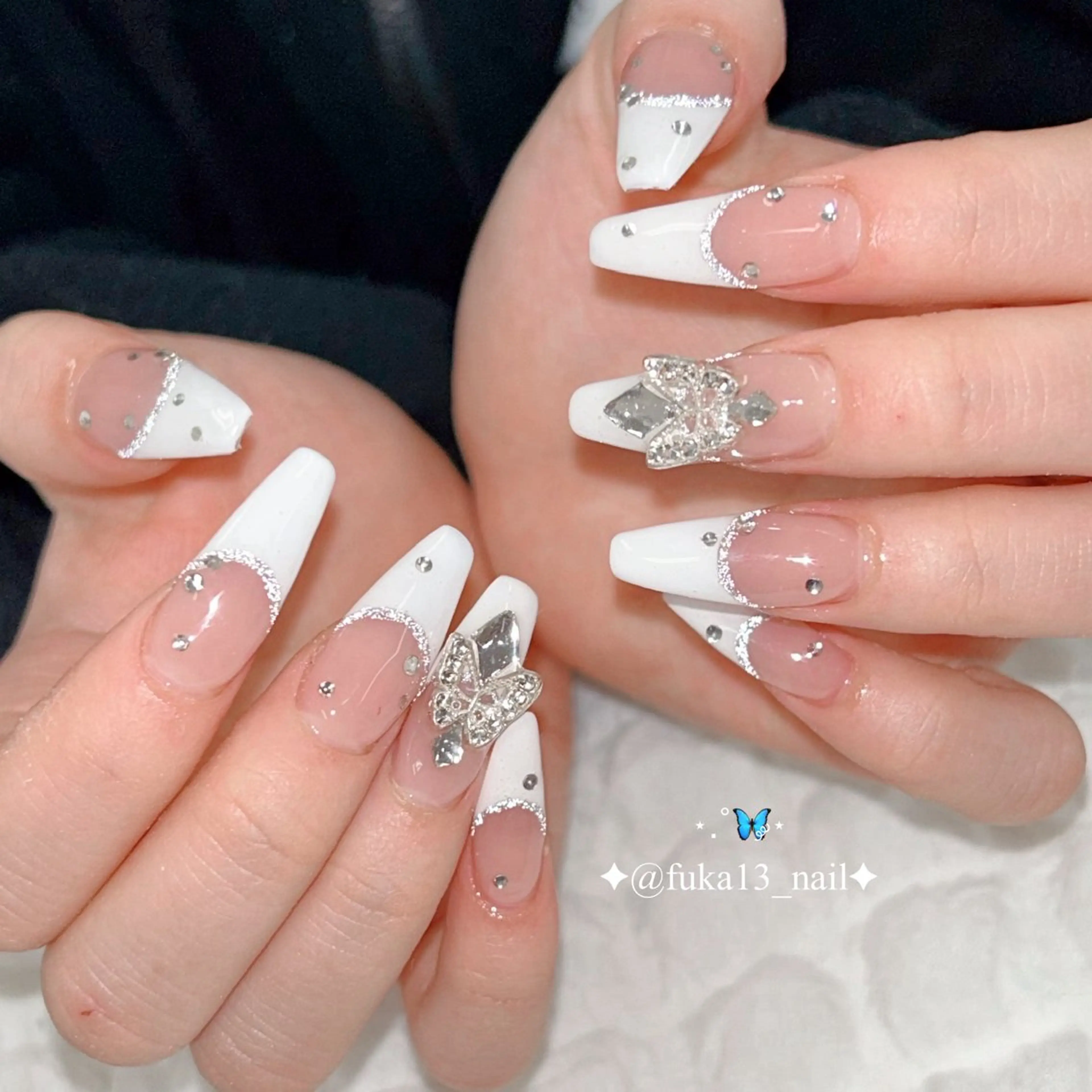 ネイル フレンチネイル スカルプネイル ハンドネイル ネイルサロンAnela【アネラ】所属・Nail♡Fuka. /1月予約受付中のネイルデザイン