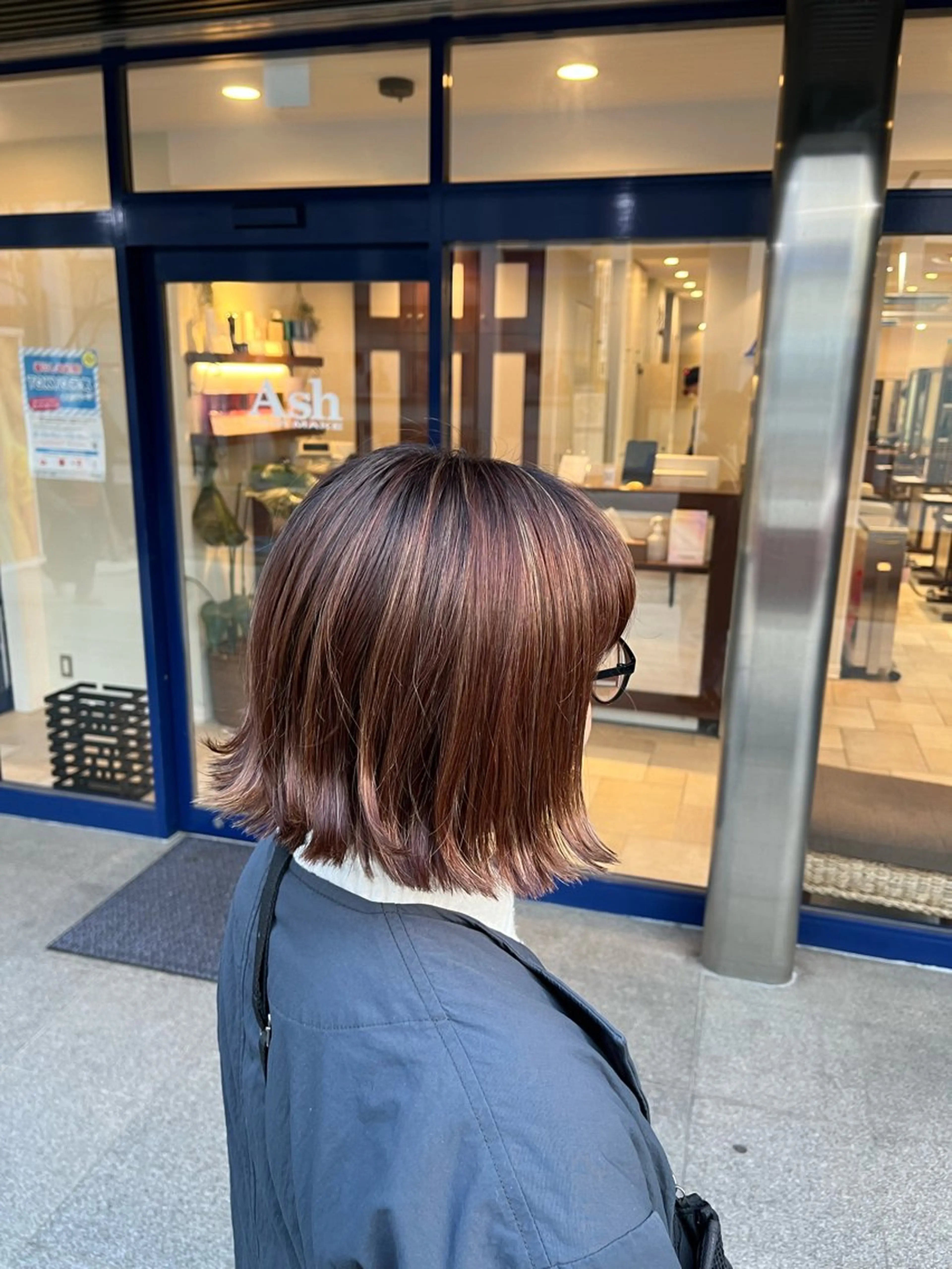 ミディアム カラー 大人透明感艶カラー 寺田稜のヘアスタイル