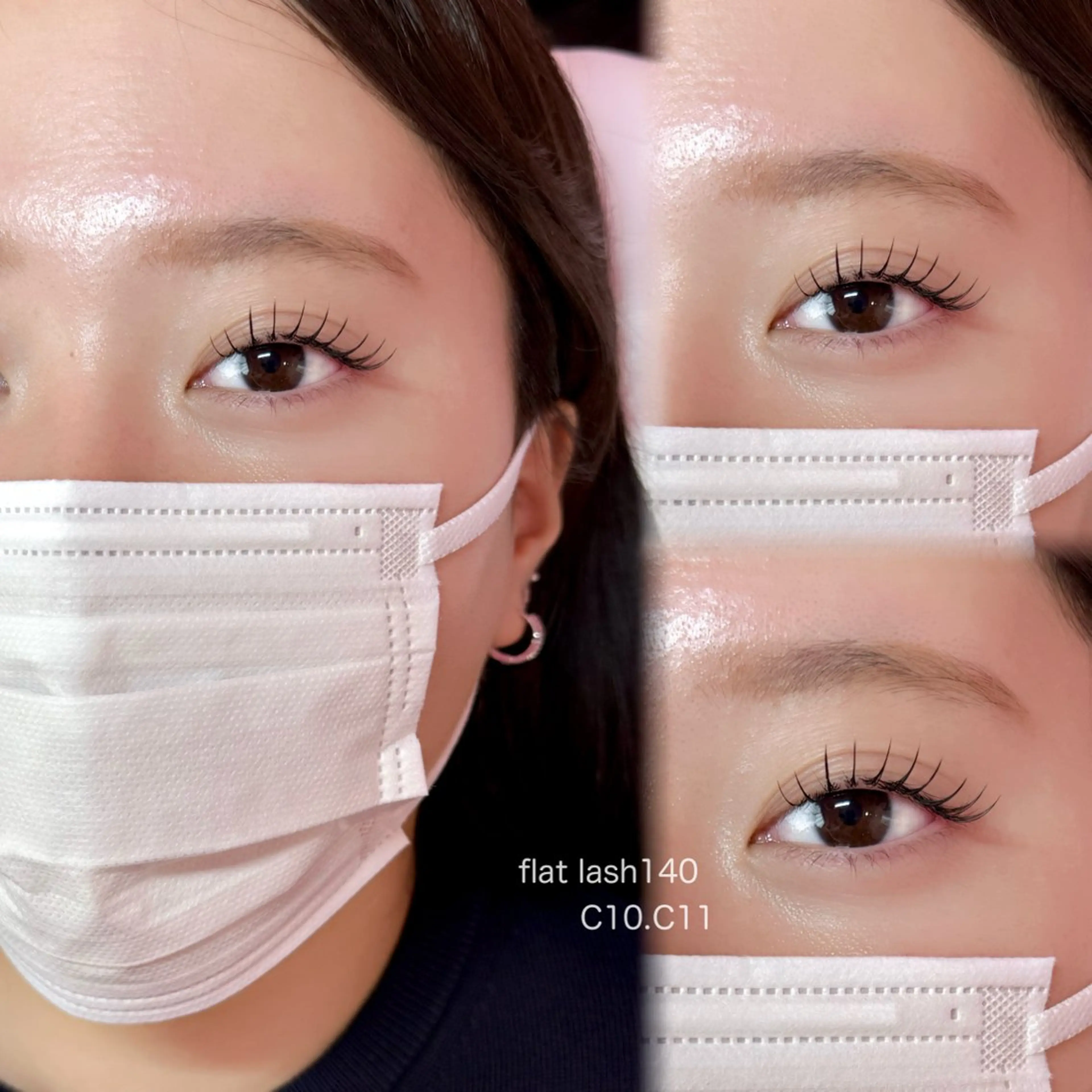 マツエク・マツパ フラットラッシュ マツエク 天王寺eye ♡eyebrowのマツエク・マツパデザイン