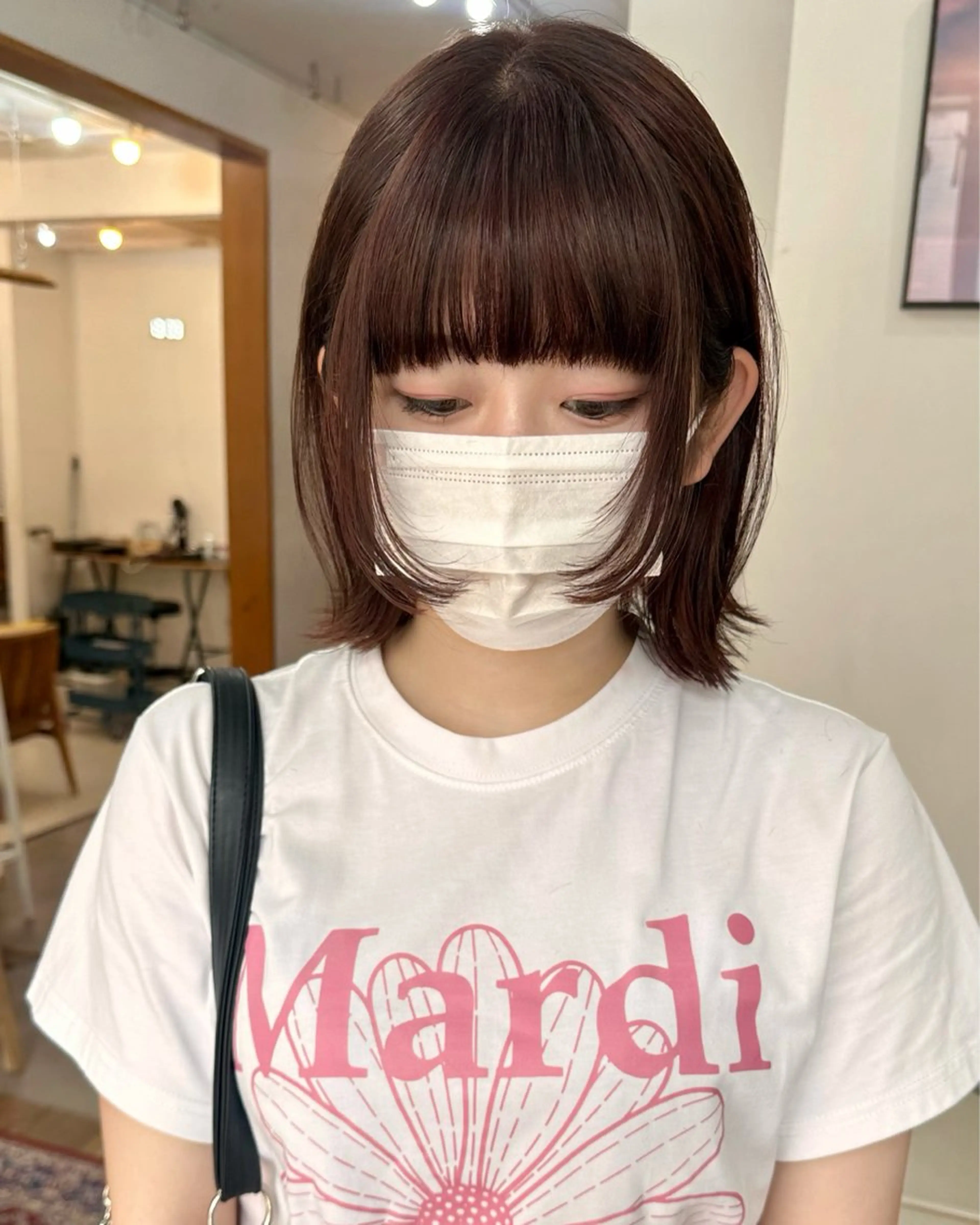 ミディアム カラー 🪭risa 暖色/レイヤー🪭のヘアスタイル