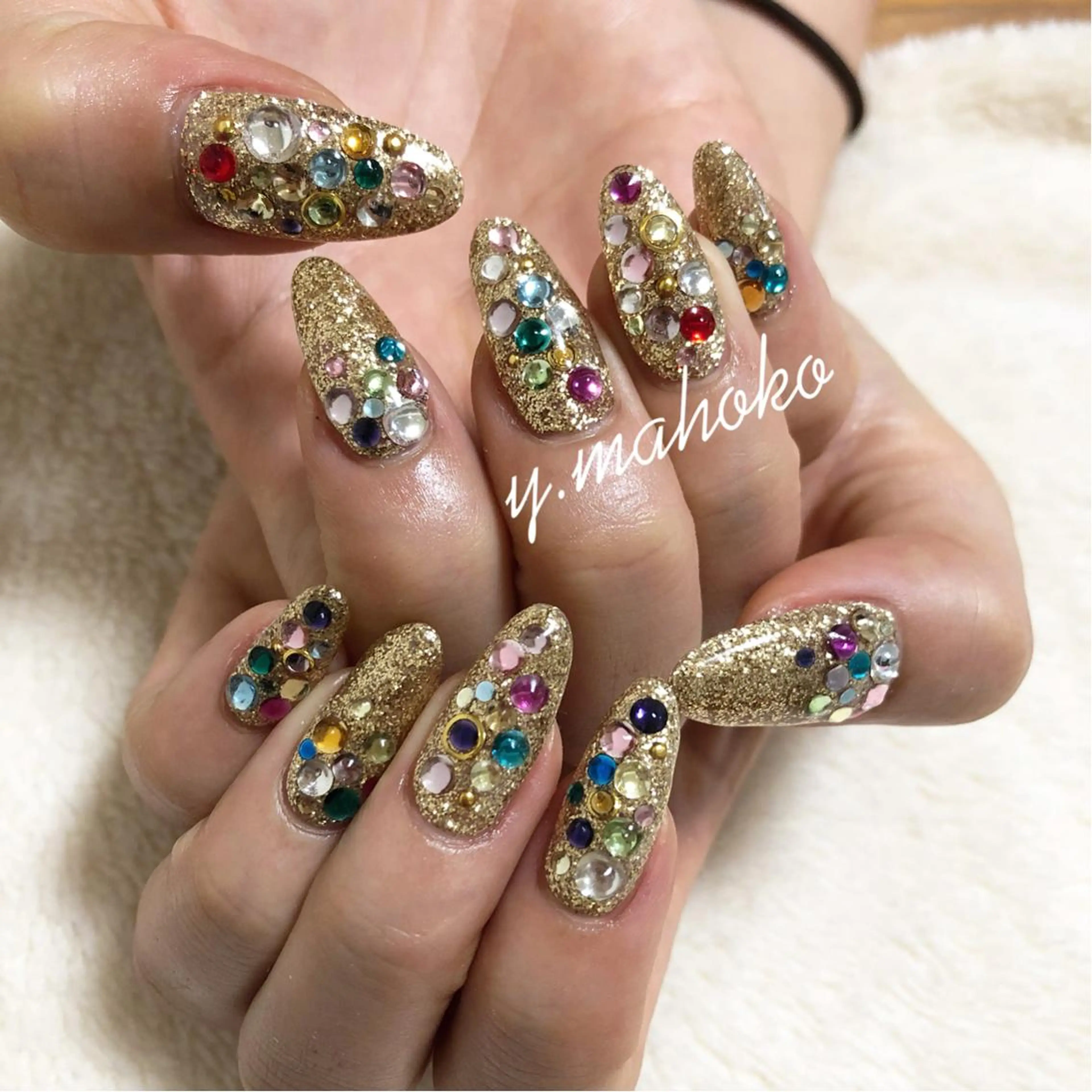ネイル ハンドネイル She nail studio 原宿所属・パラジェル有/ スカルプ/mahoのネイルデザイン
