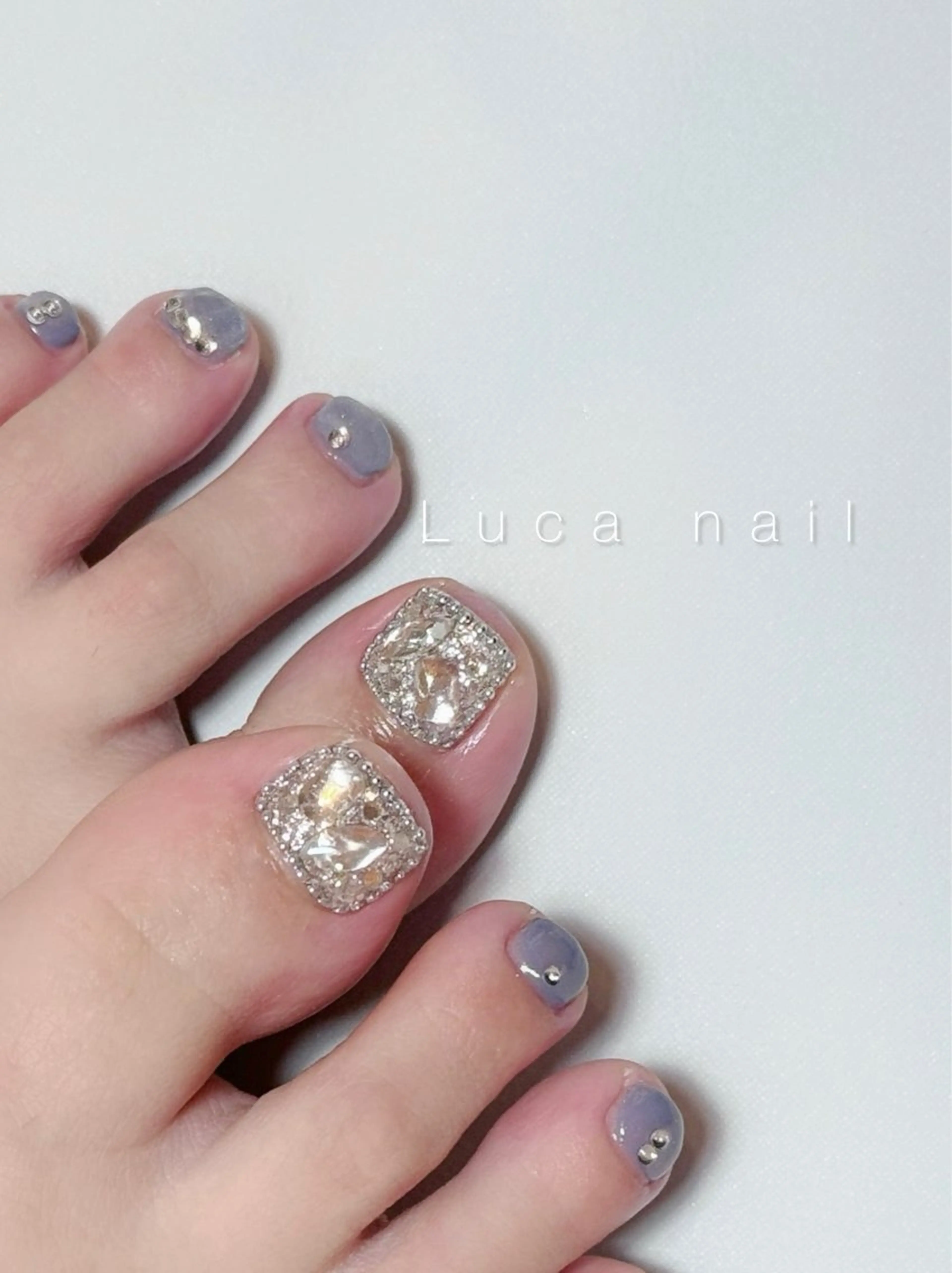 ネイル アートネイル フットネイル フットネイル Luca nailのネイルデザイン