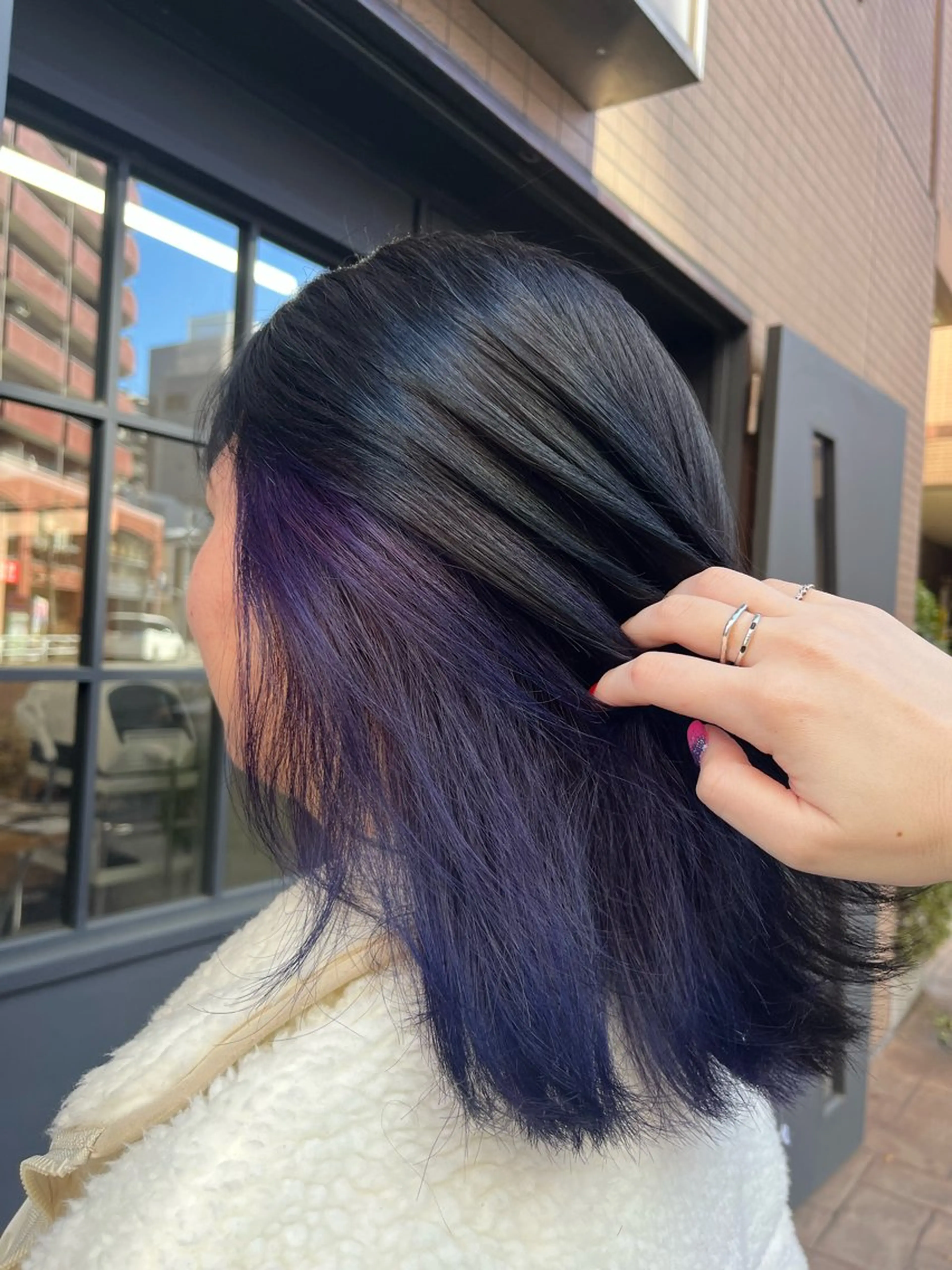 ミディアム カラー ヘアカラー ROCCO east MIYOのヘアスタイル