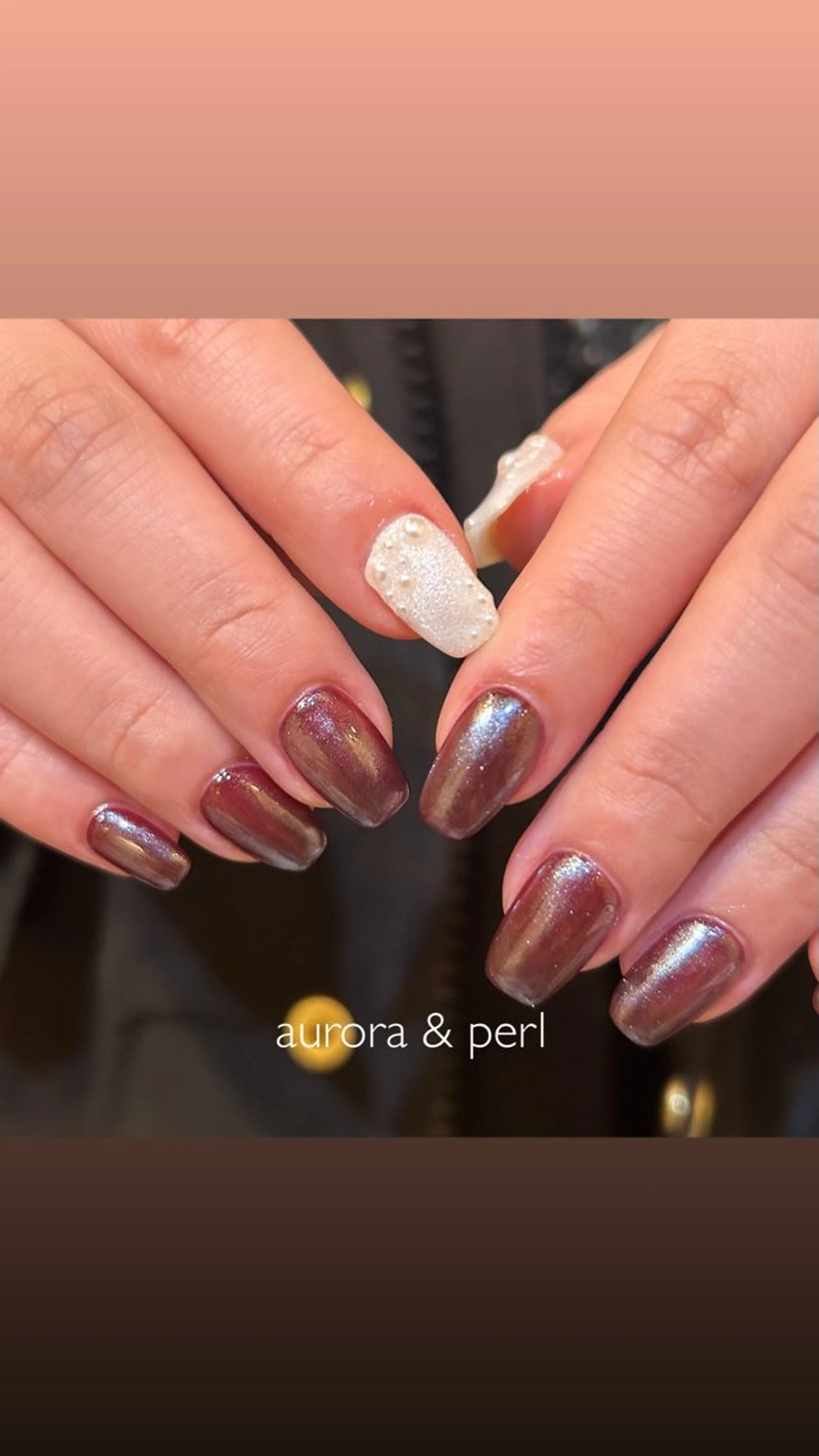 ネイル ホワイト ハンドネイル Yumi 広尾|恵比寿ネイルのネイルデザイン