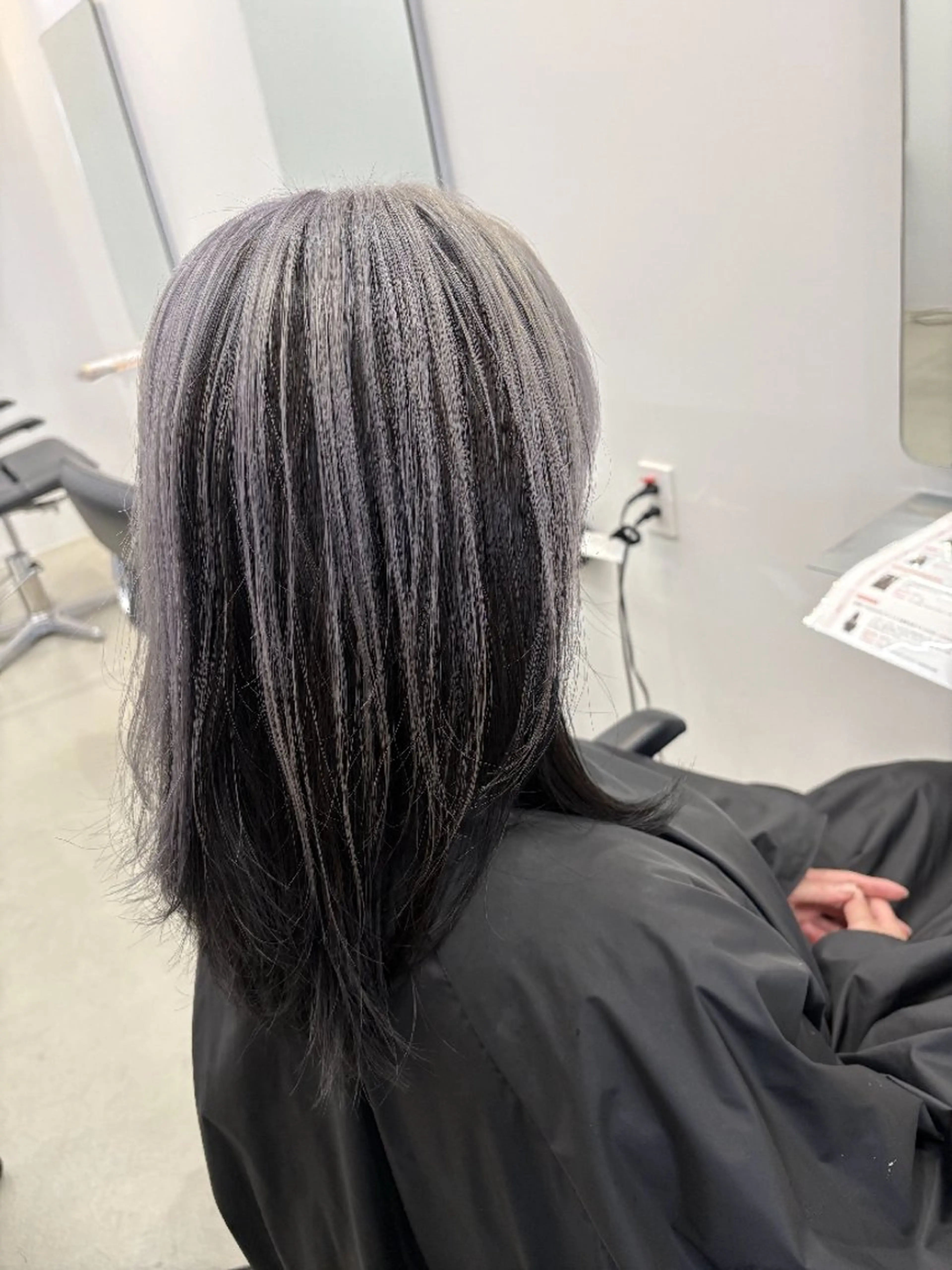 セミロング カット ヘアカラー lafithhairelan所属・lafithhair スタイリスト岡由羅のヘアスタイル